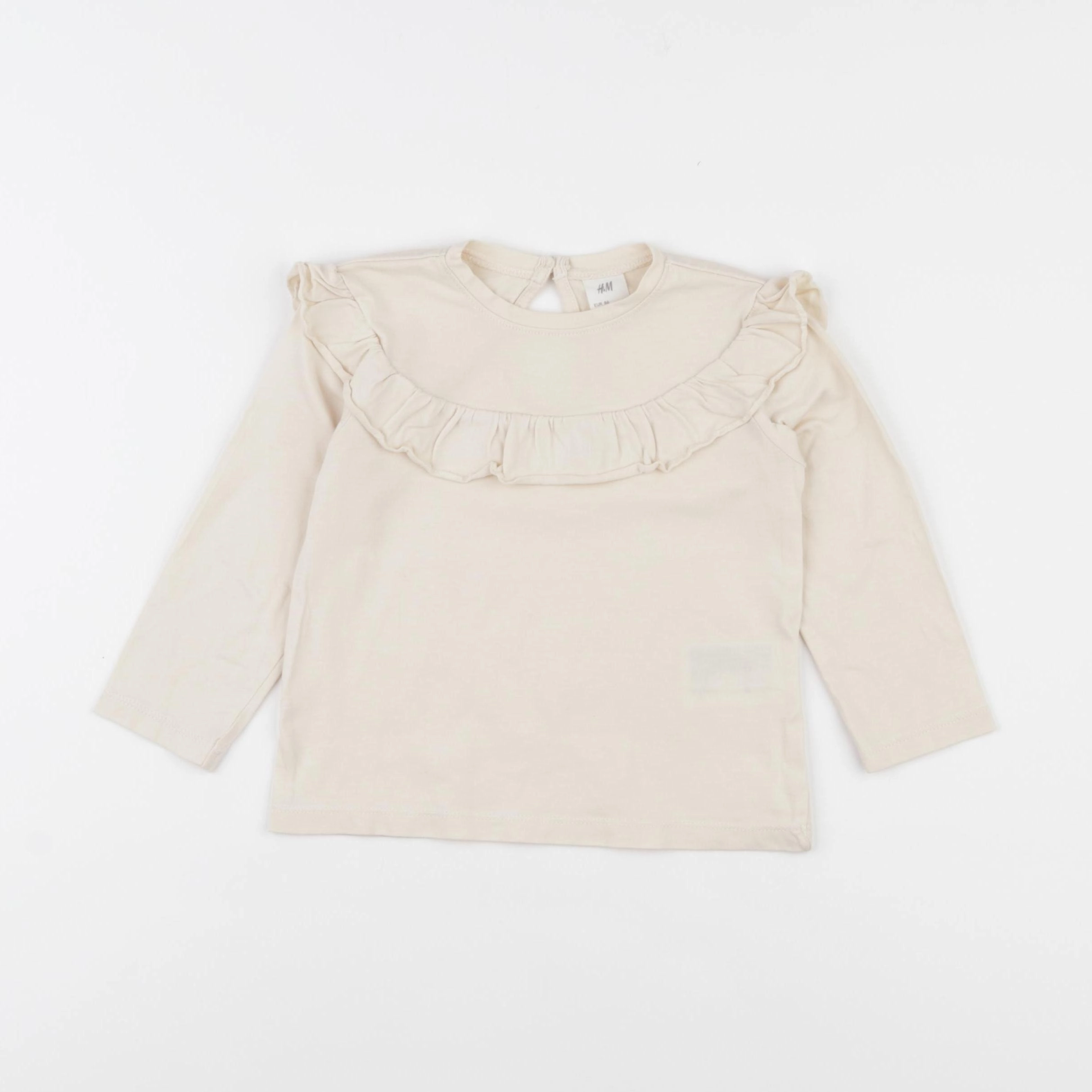 H&M - tee-shirt beige - 18 mois