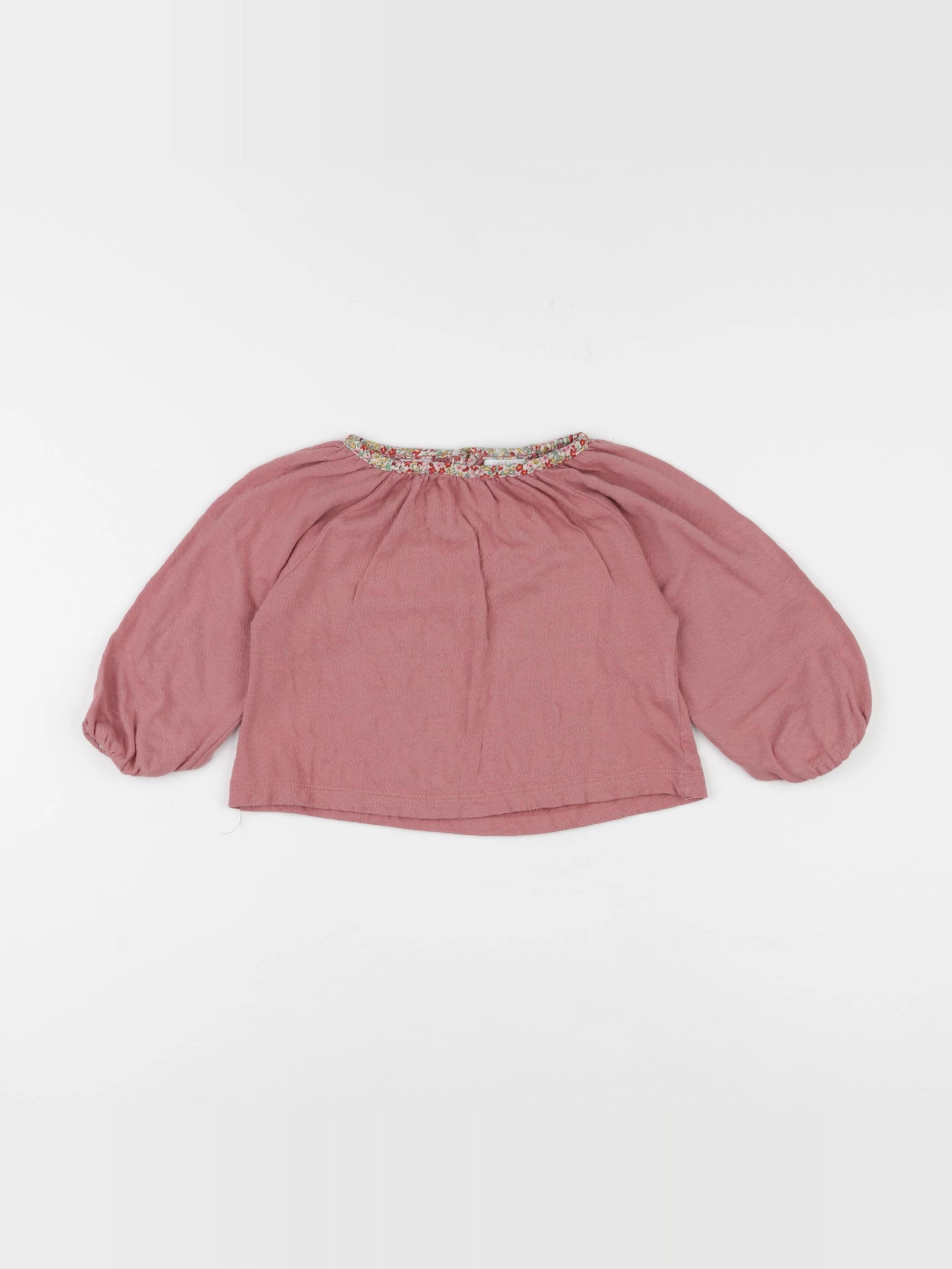 Zara - blouse rose - 1 an