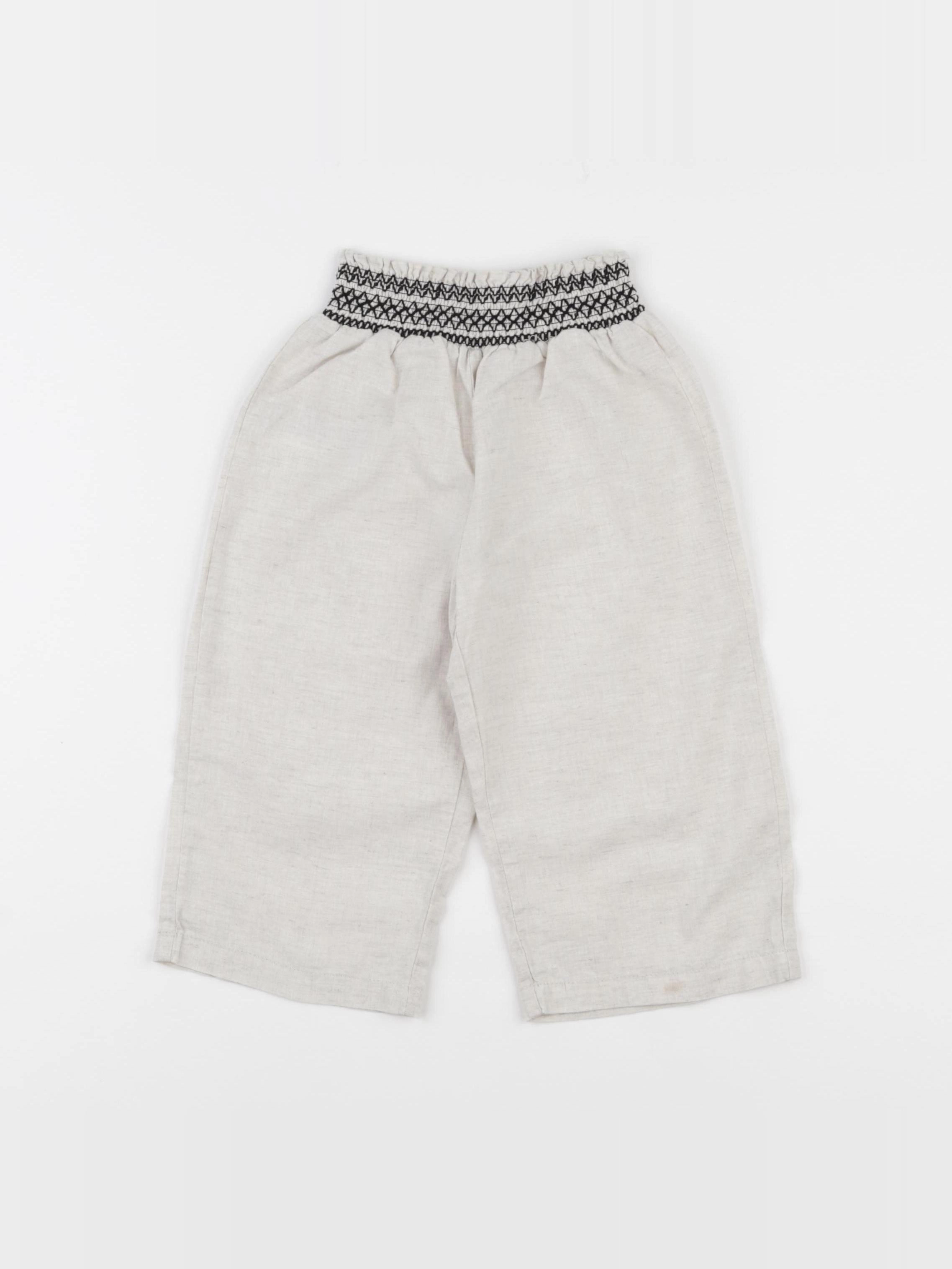 Mango - pantalon gris - 12/18 mois