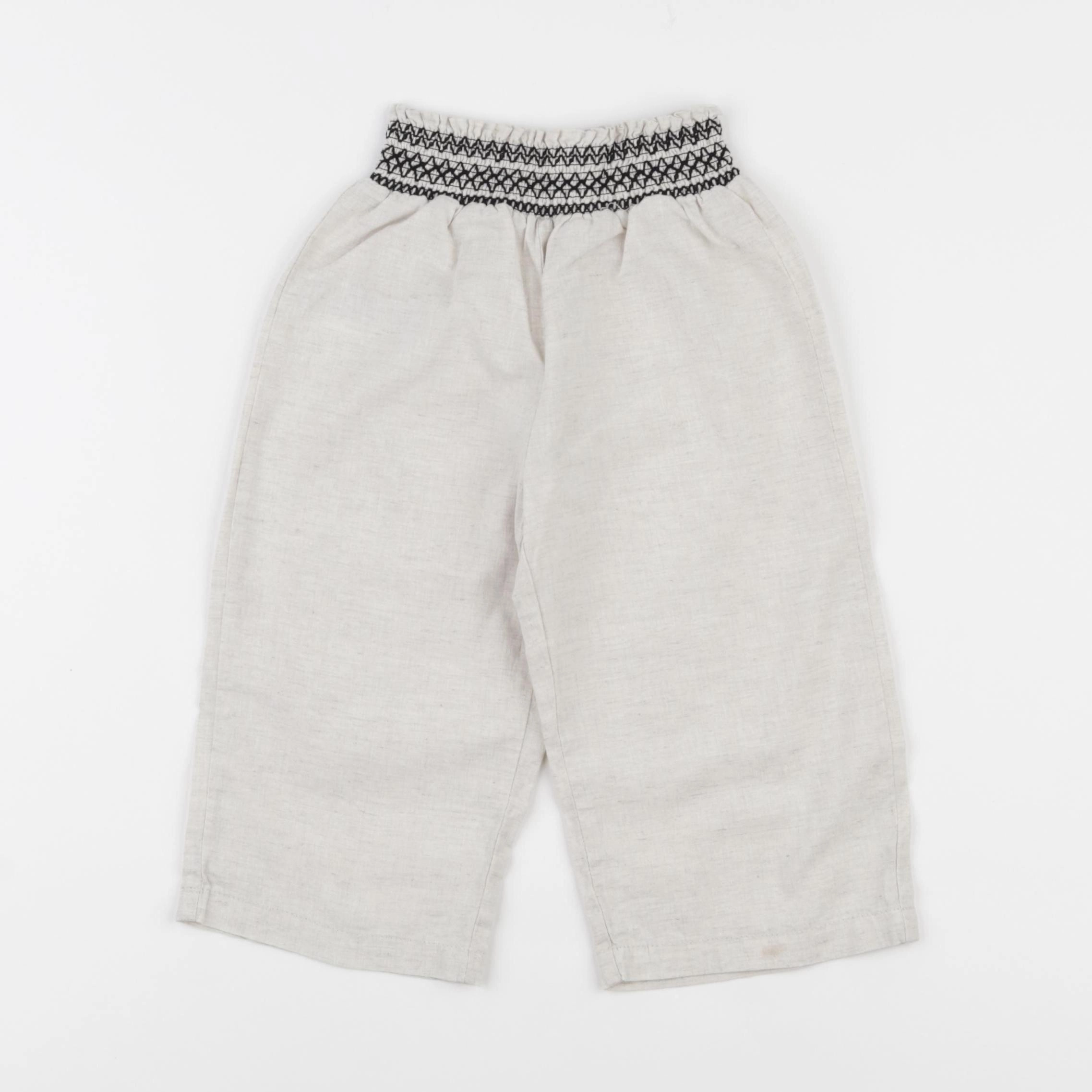 Mango - pantalon gris - 12/18 mois
