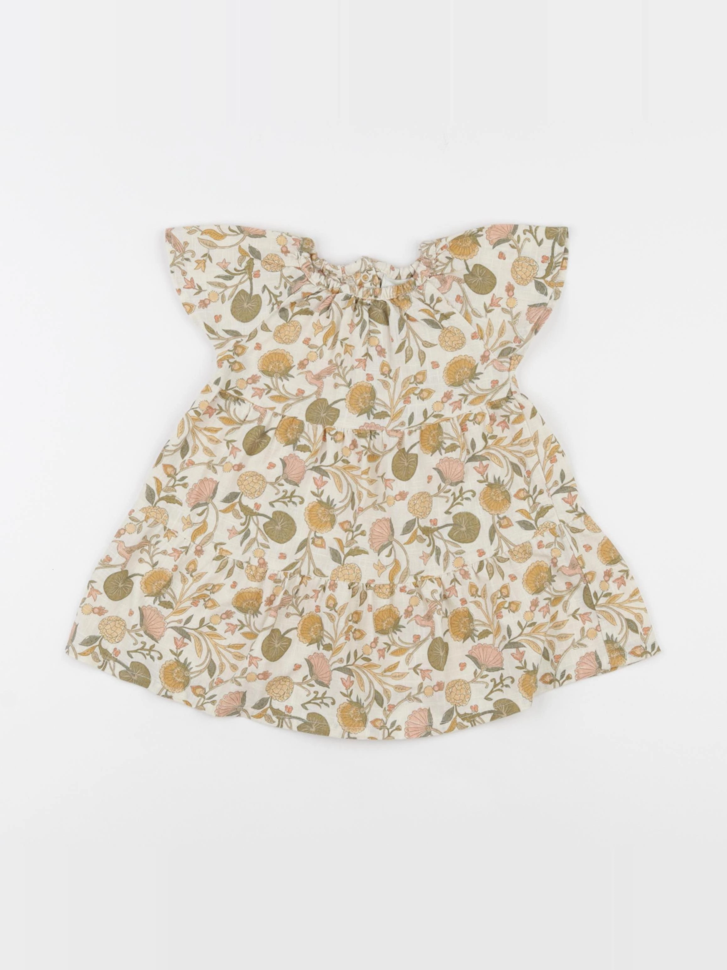Tape à l'oeil - robe beige - 6 mois