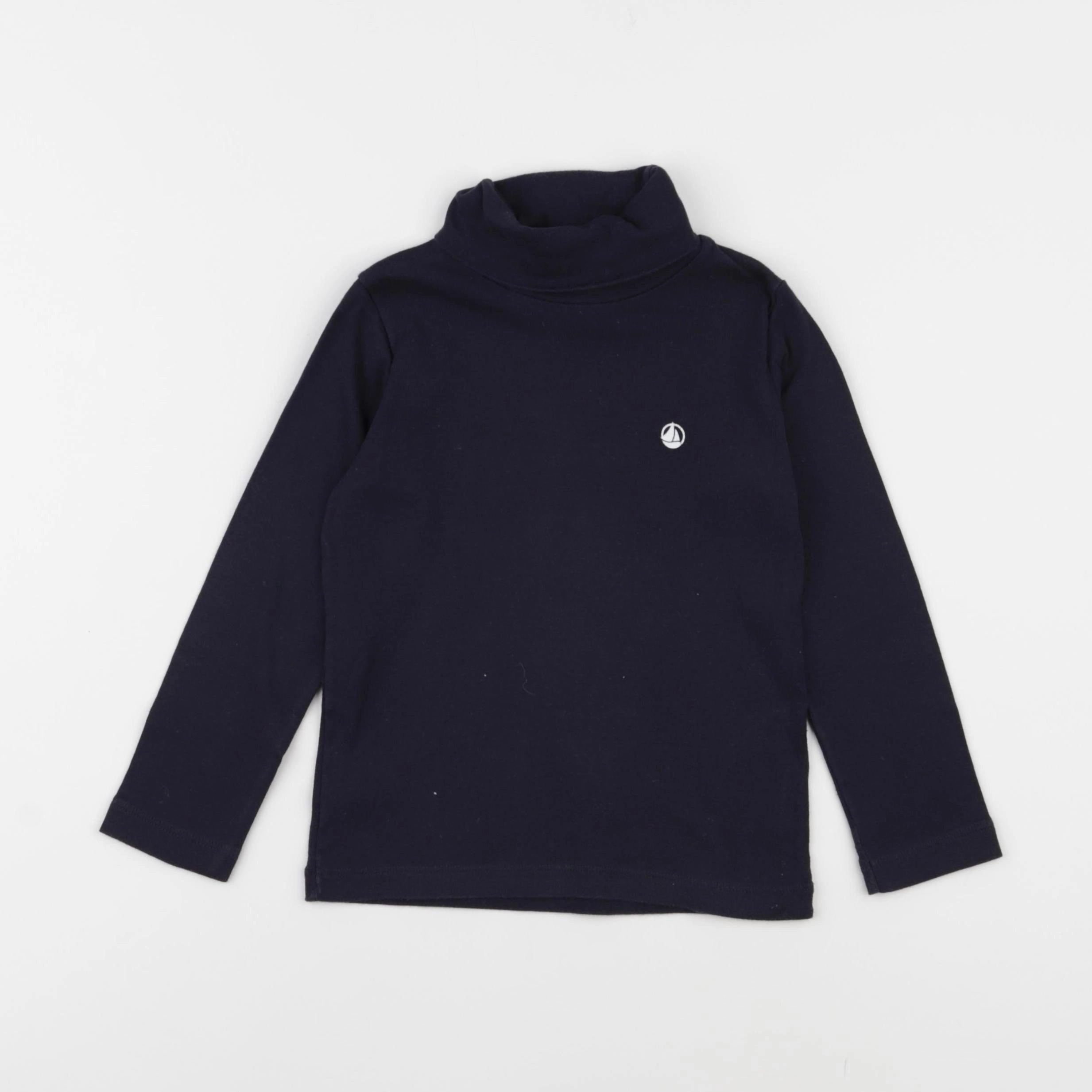 Petit Bateau - sous-pull bleu - 4 ans
