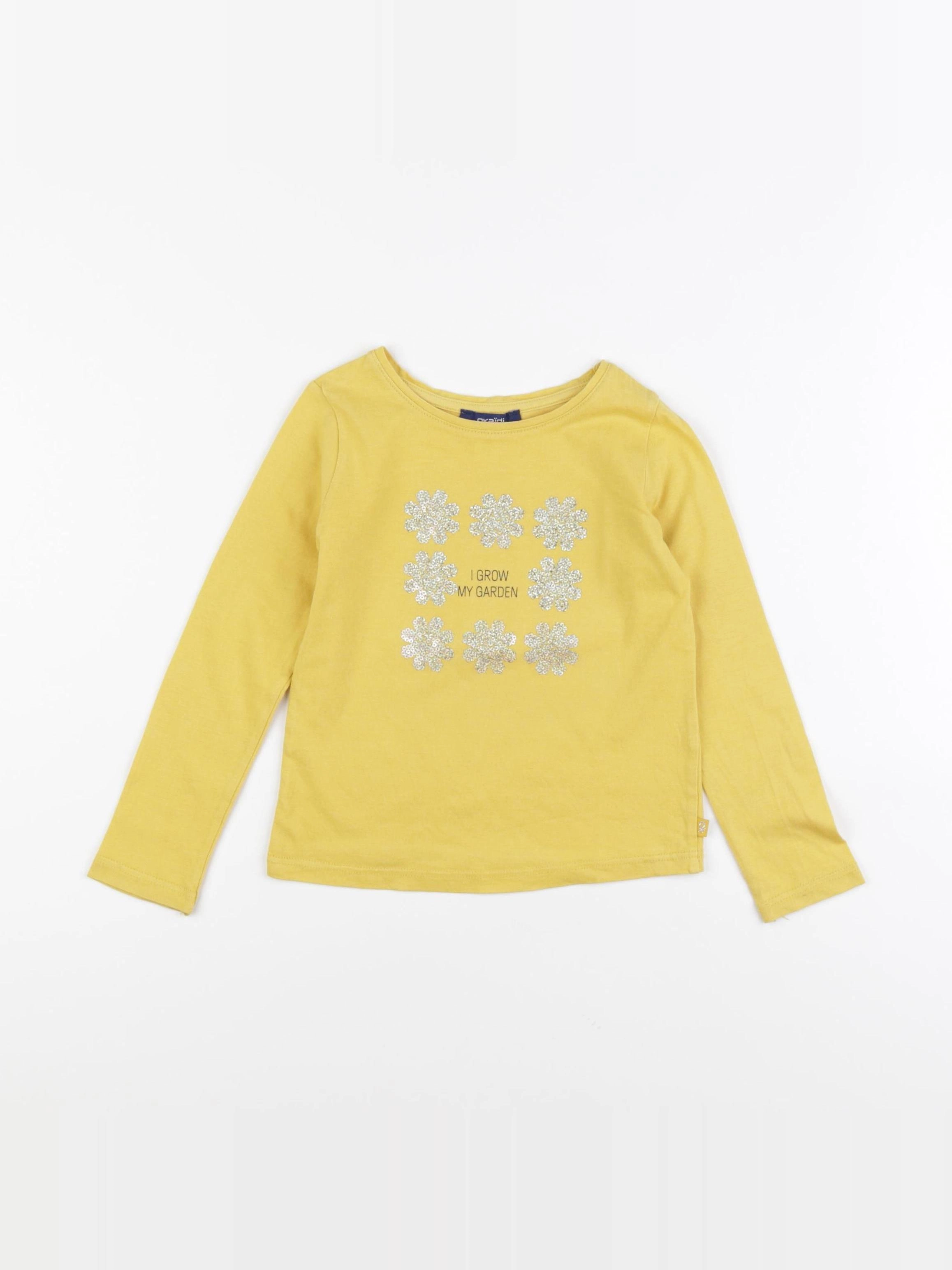 Okaidi - tee-shirt jaune - 3 ans