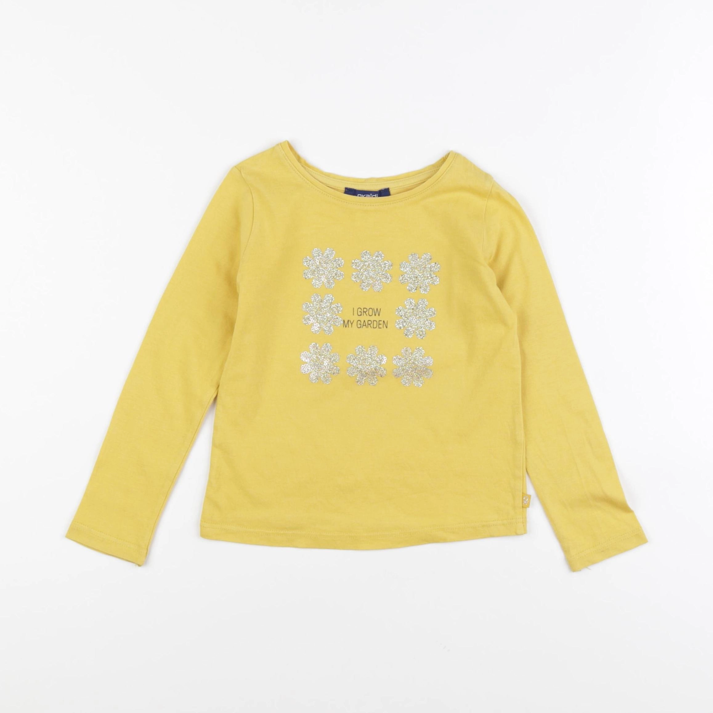 Okaidi - tee-shirt jaune - 3 ans
