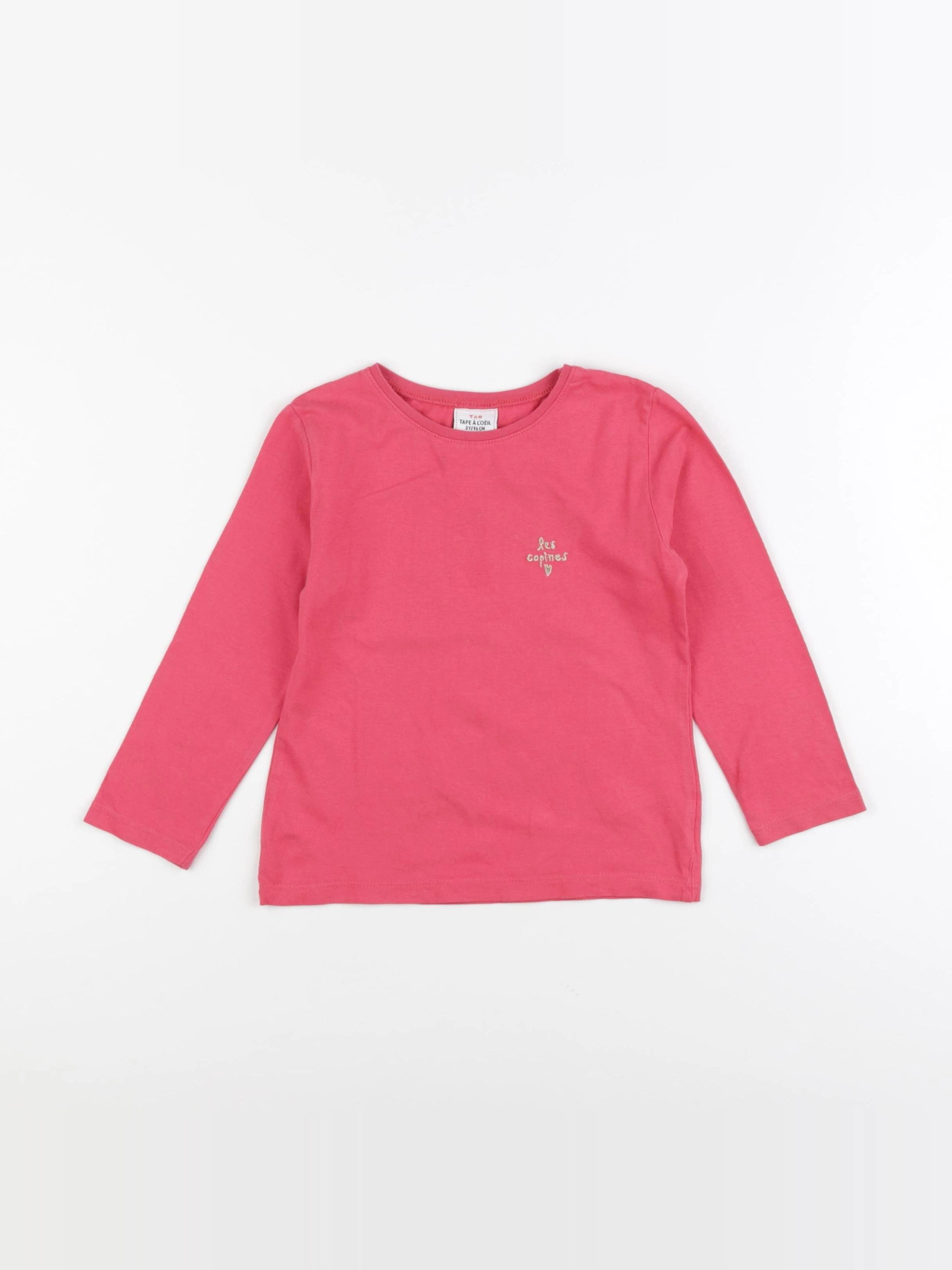 Tape à l'oeil - tee-shirt rose - 3 ans