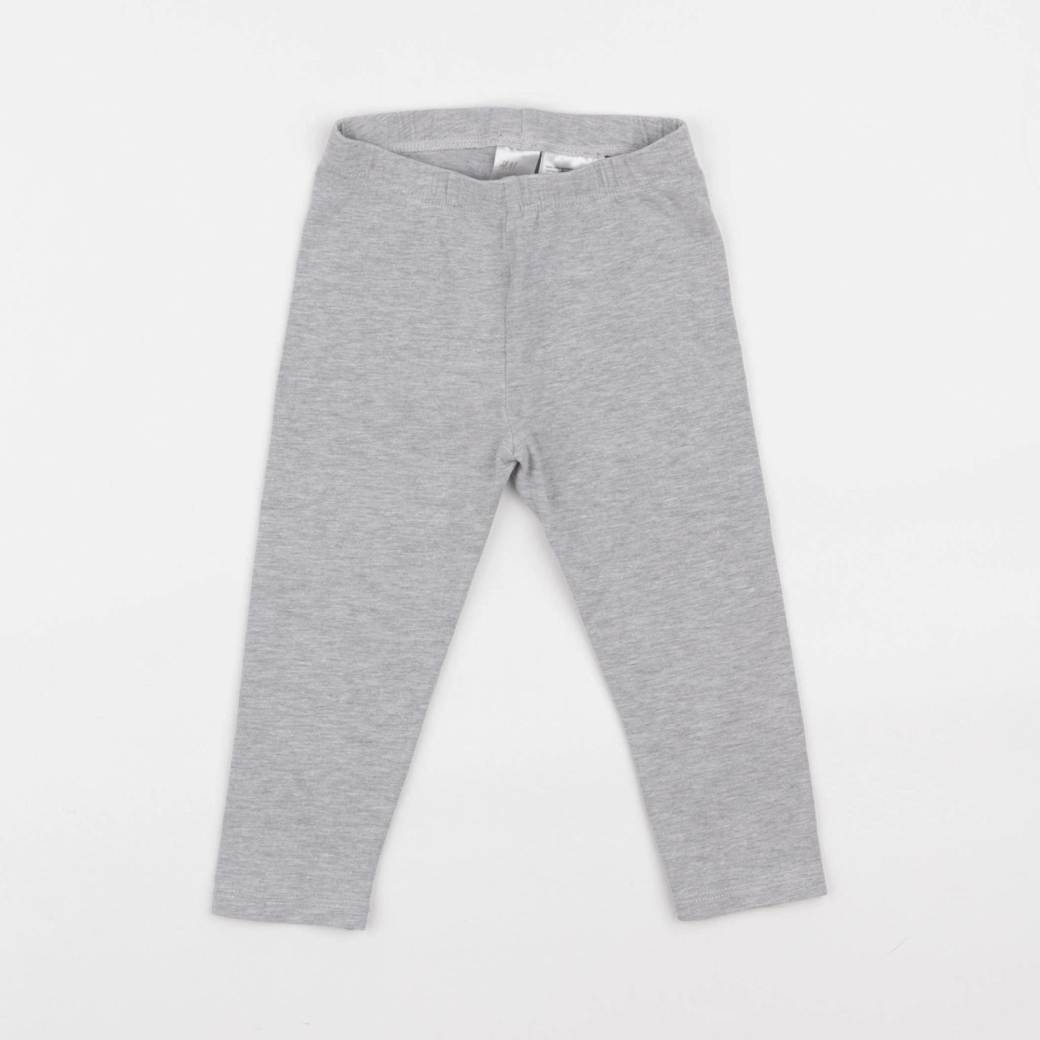 H&M - legging gris - 12/18 mois