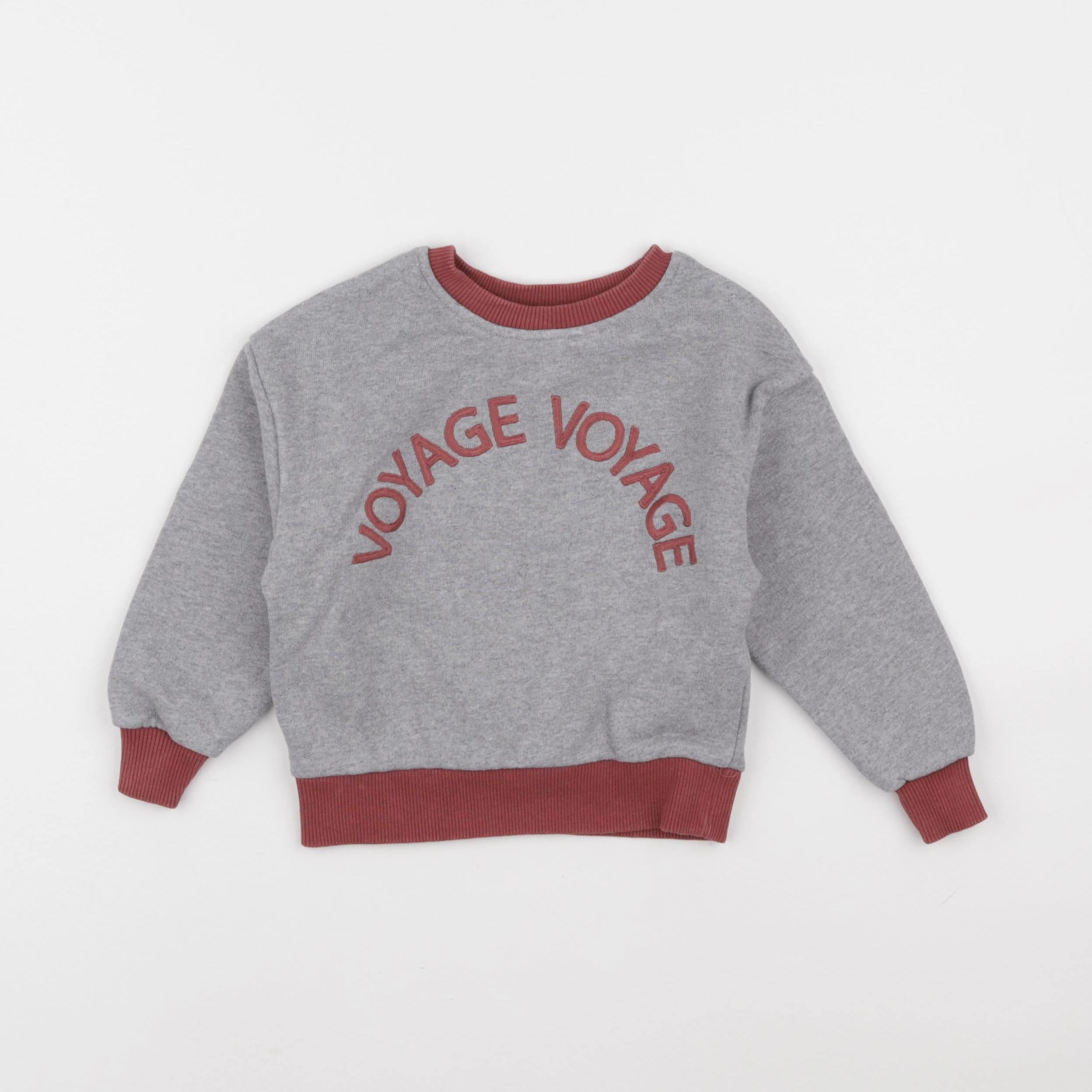 Frangin Frangine - sweat gris - 2 ans