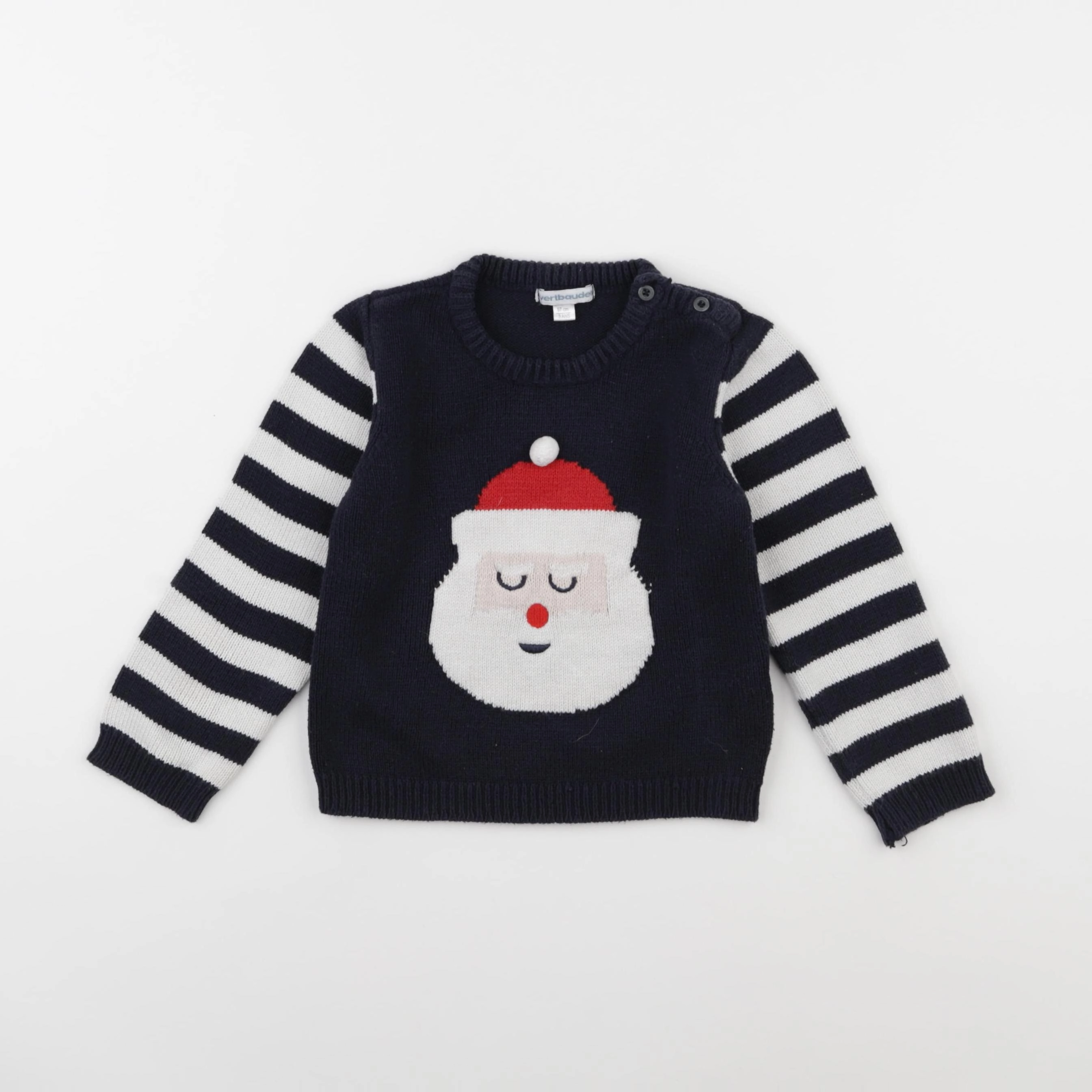 Vertbaudet - pull bleu - 3 ans