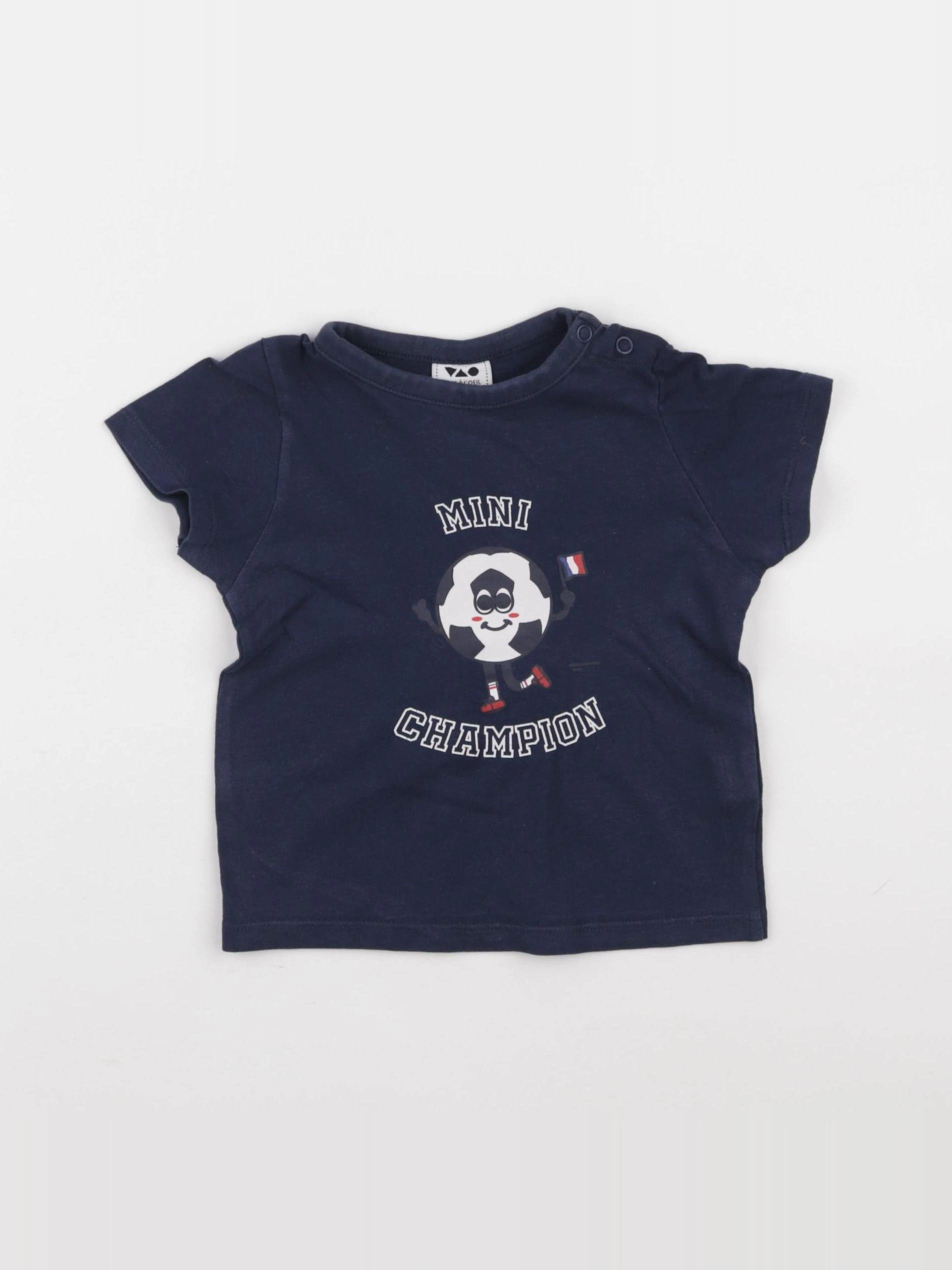 Tape à l'oeil - tee-shirt bleu - 18 mois