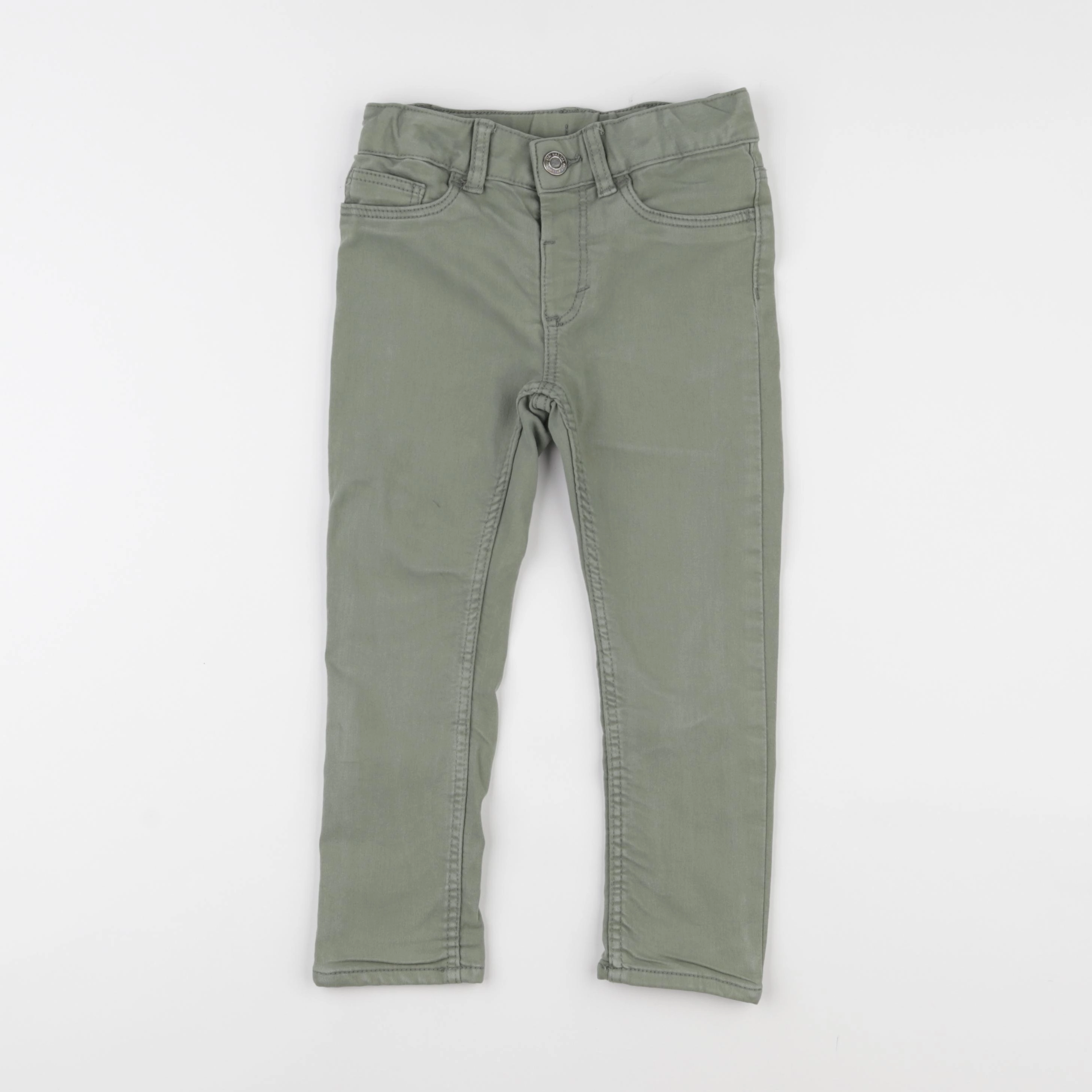 H&M - jean vert - 4 ans