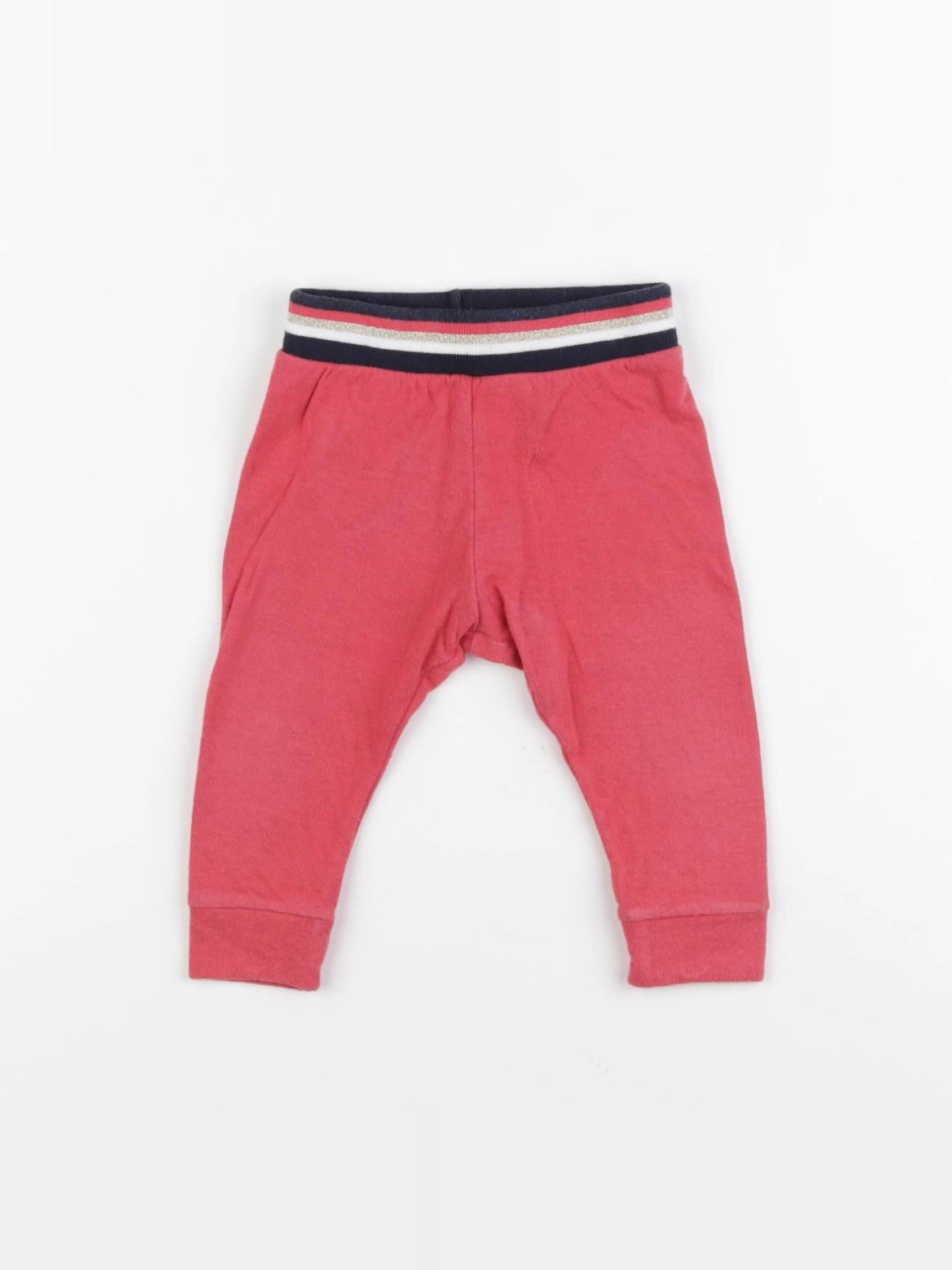 Petit Bateau - legging rouge - 6 mois