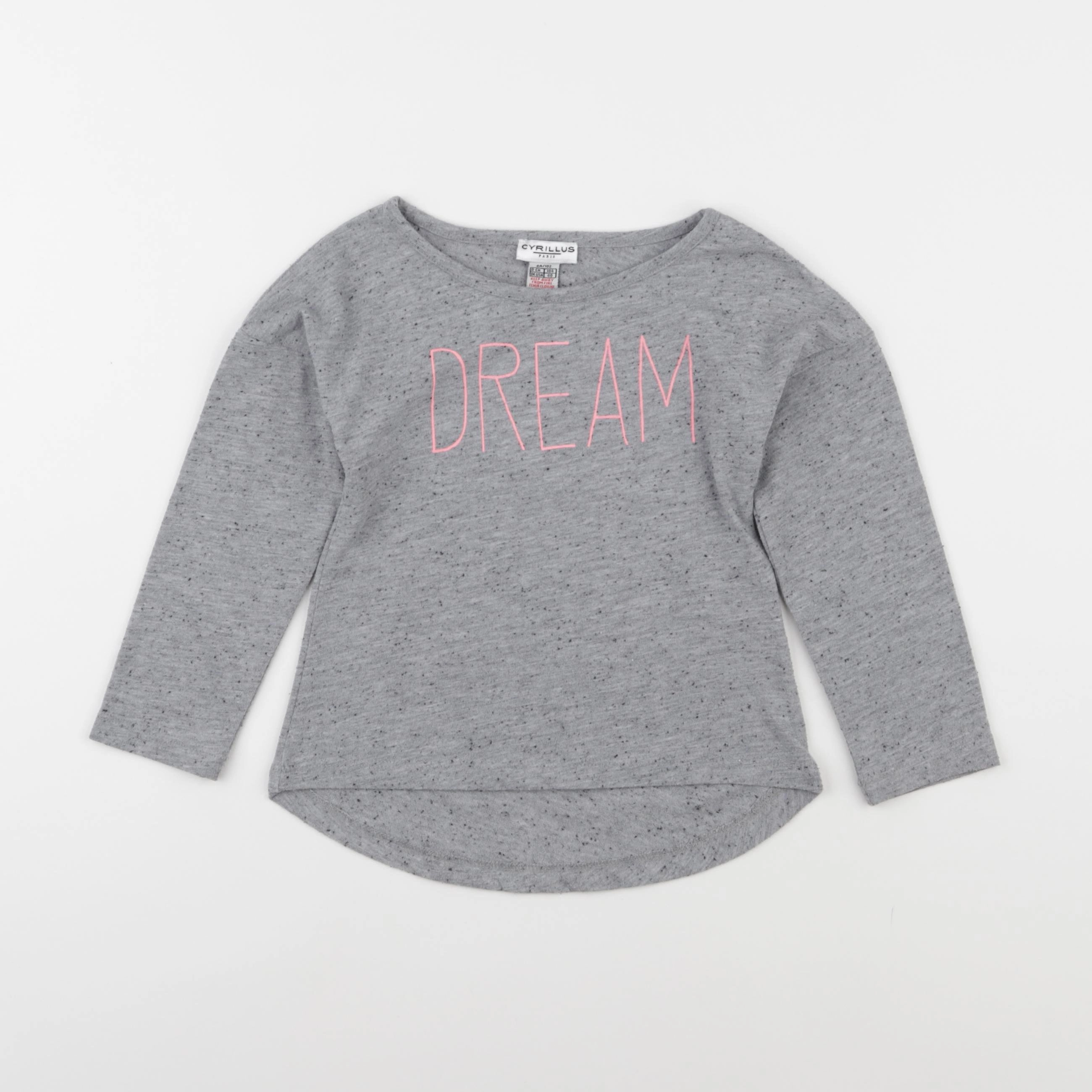 Cyrillus - tee-shirt gris - 4 ans