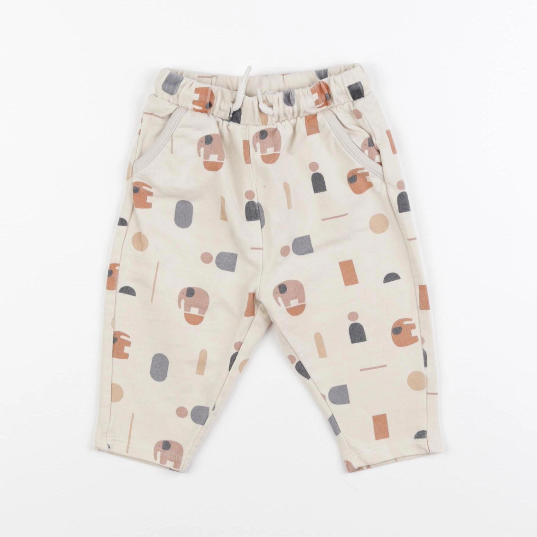 Vertbaudet - jogging beige - 9 mois