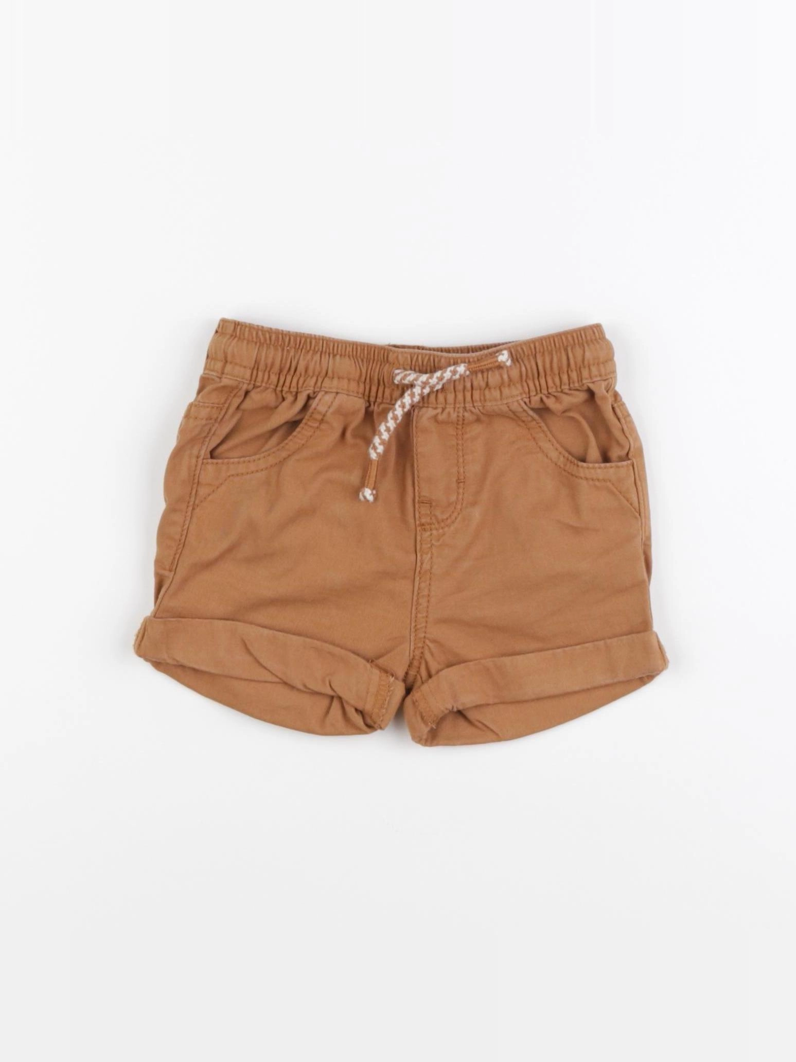 Vertbaudet - short marron - 12 mois