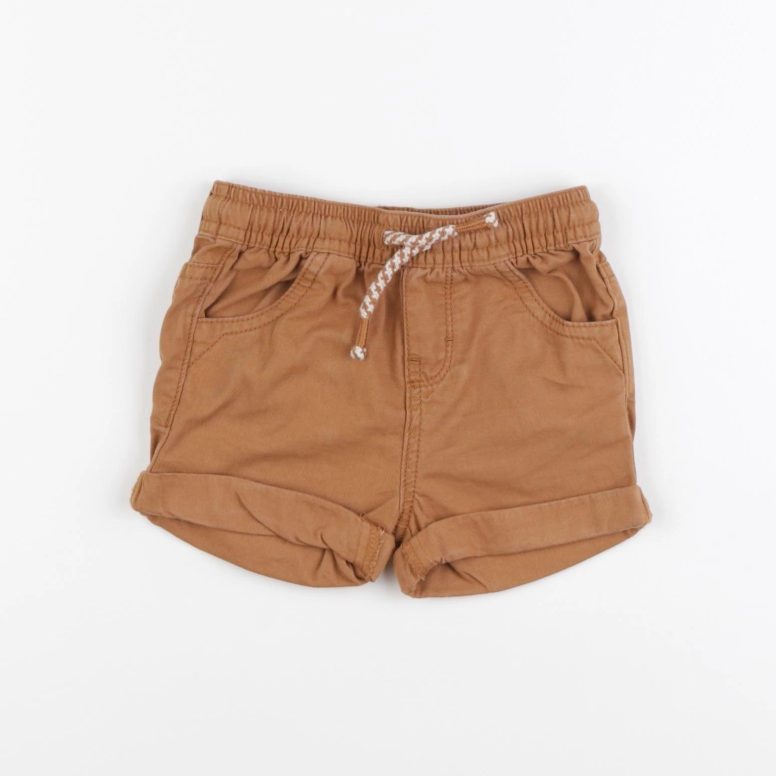 Vertbaudet - short marron - 12 mois