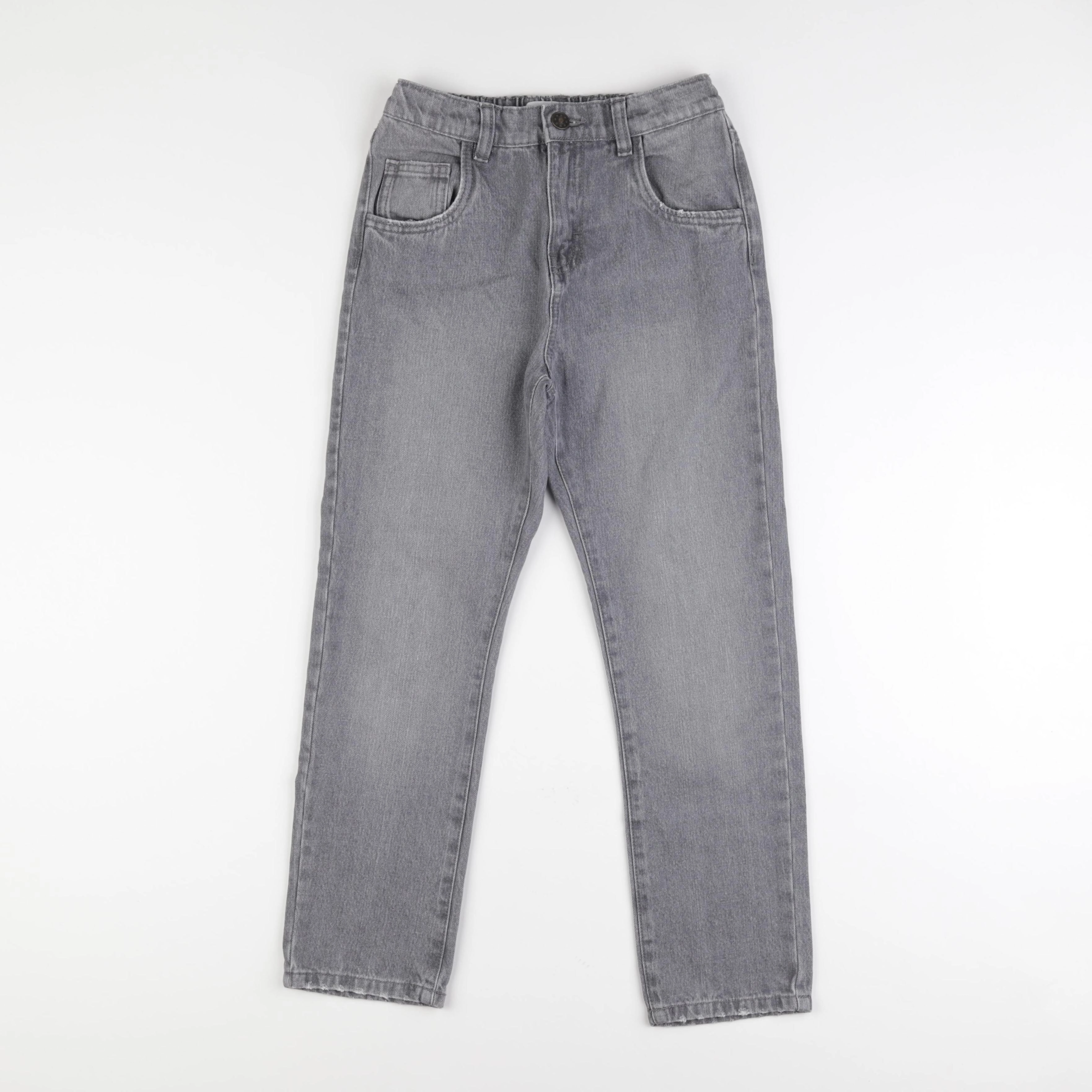 Monoprix - jean gris - 10 ans