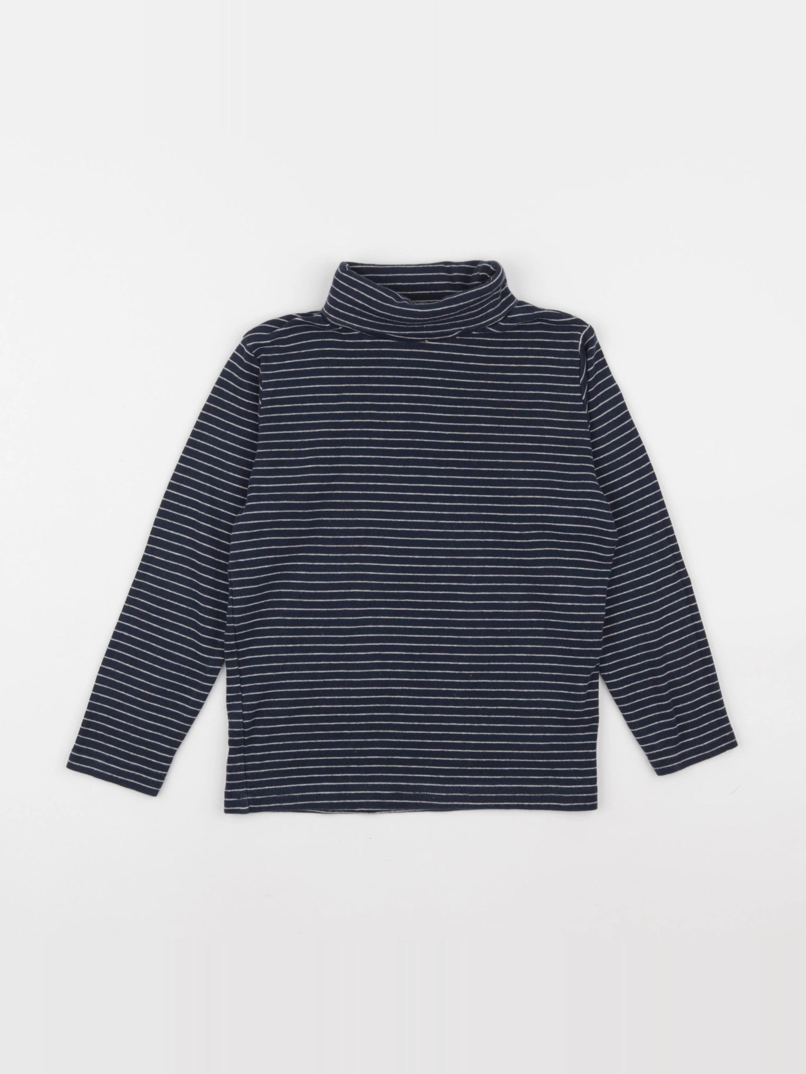Vertbaudet - sous-pull bleu - 8 ans