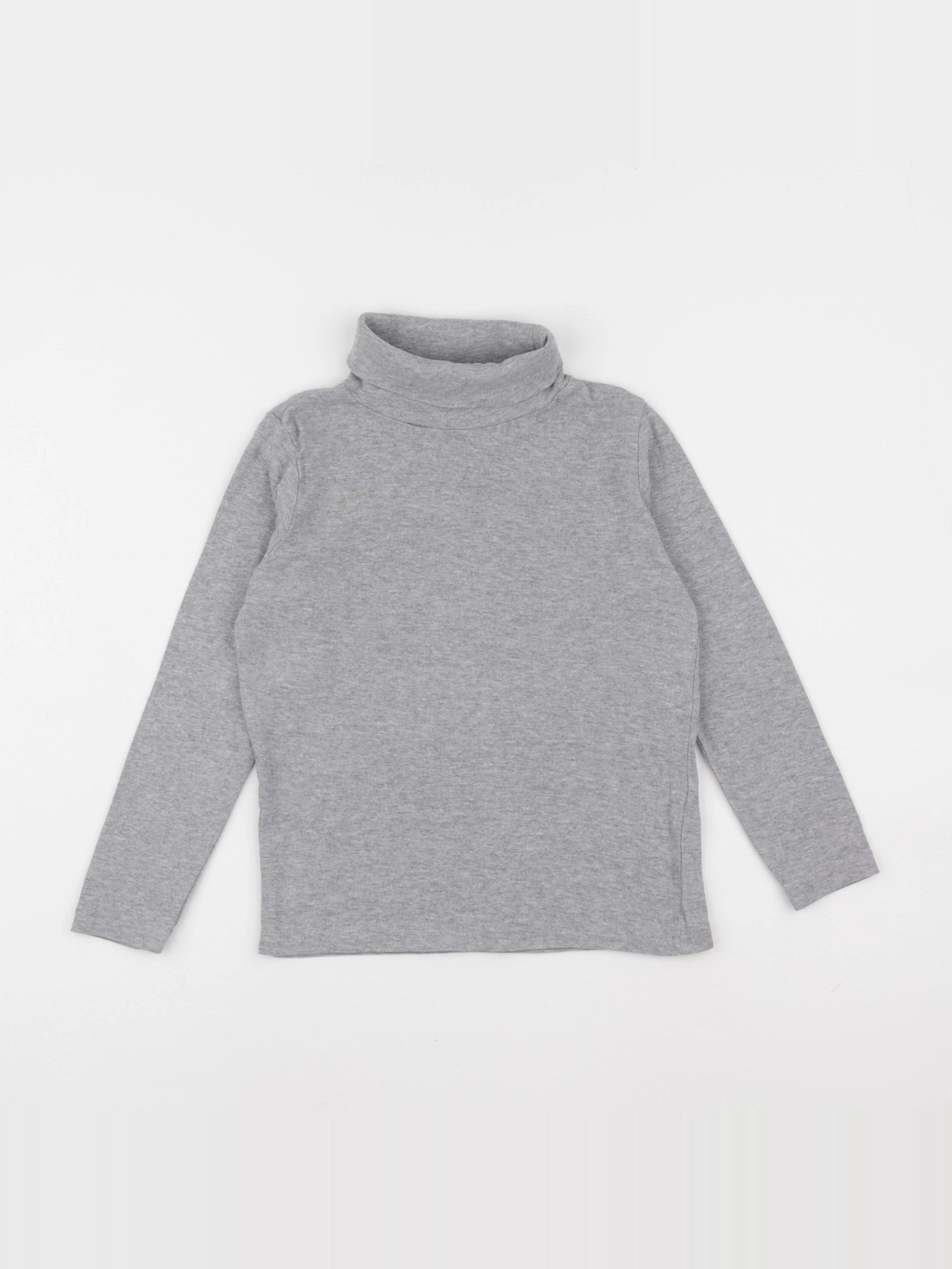 Vertbaudet - sous-pull gris - 8 ans