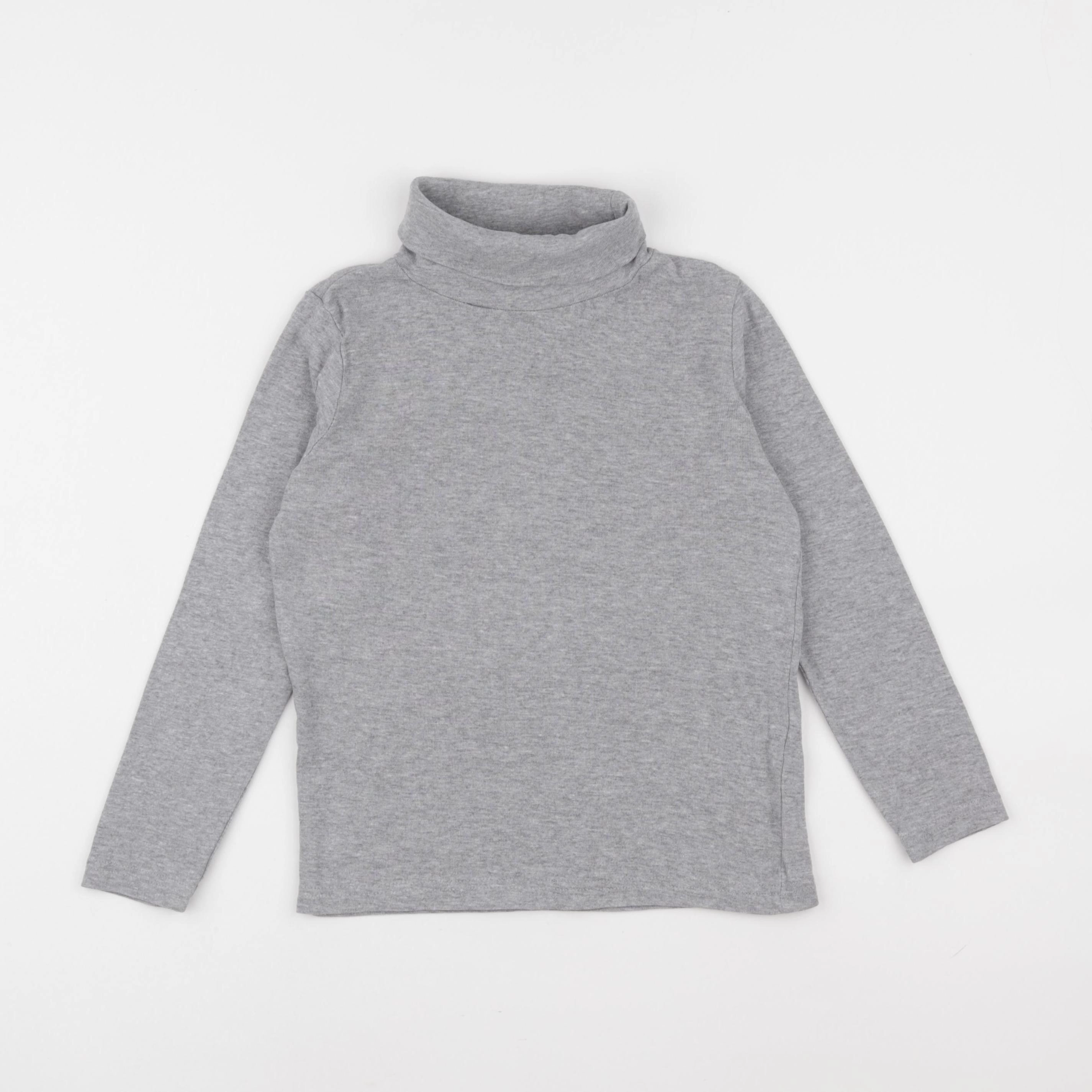 Vertbaudet - sous-pull gris - 8 ans