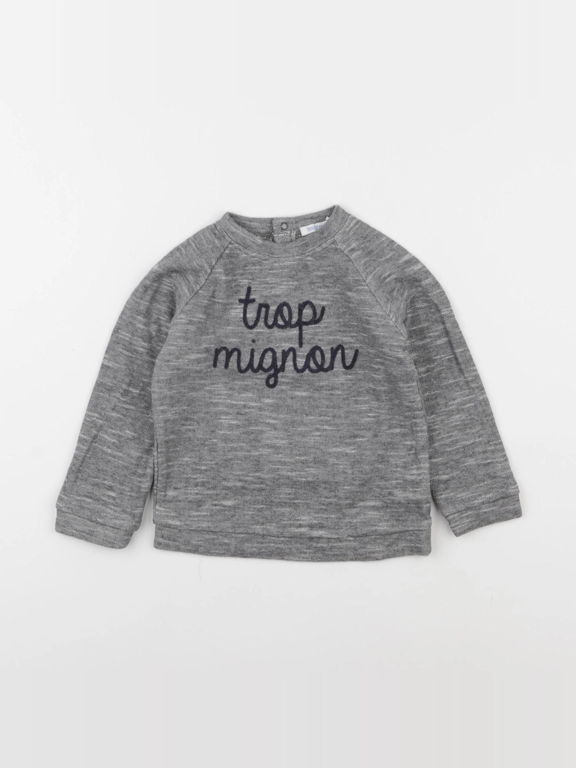Boutchou - sweat gris - 24 mois