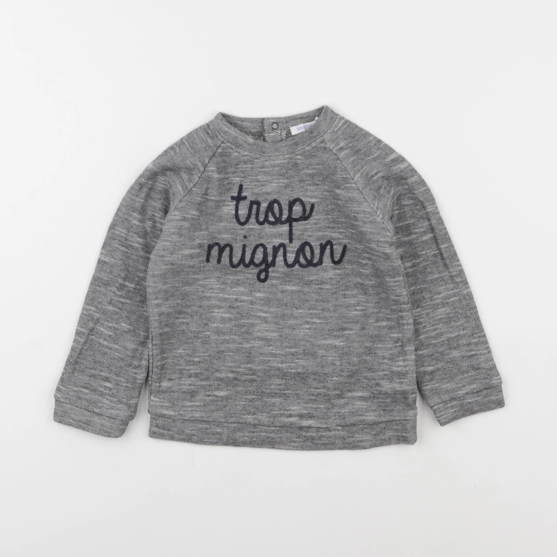 Boutchou - sweat gris - 24 mois