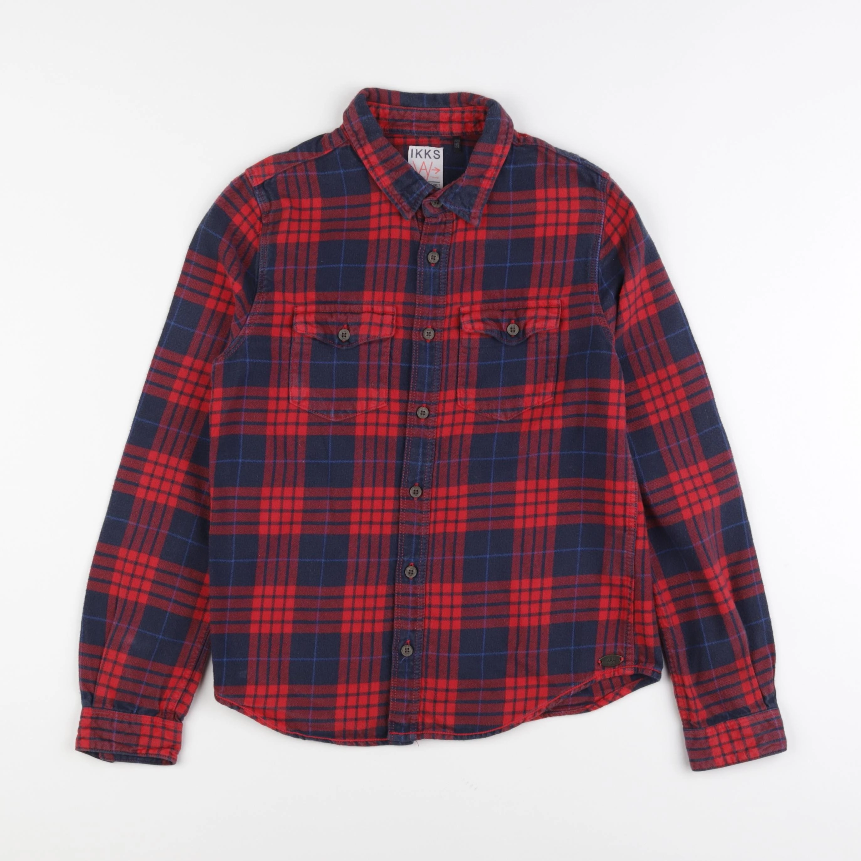 IKKS - chemise rouge - 10 ans