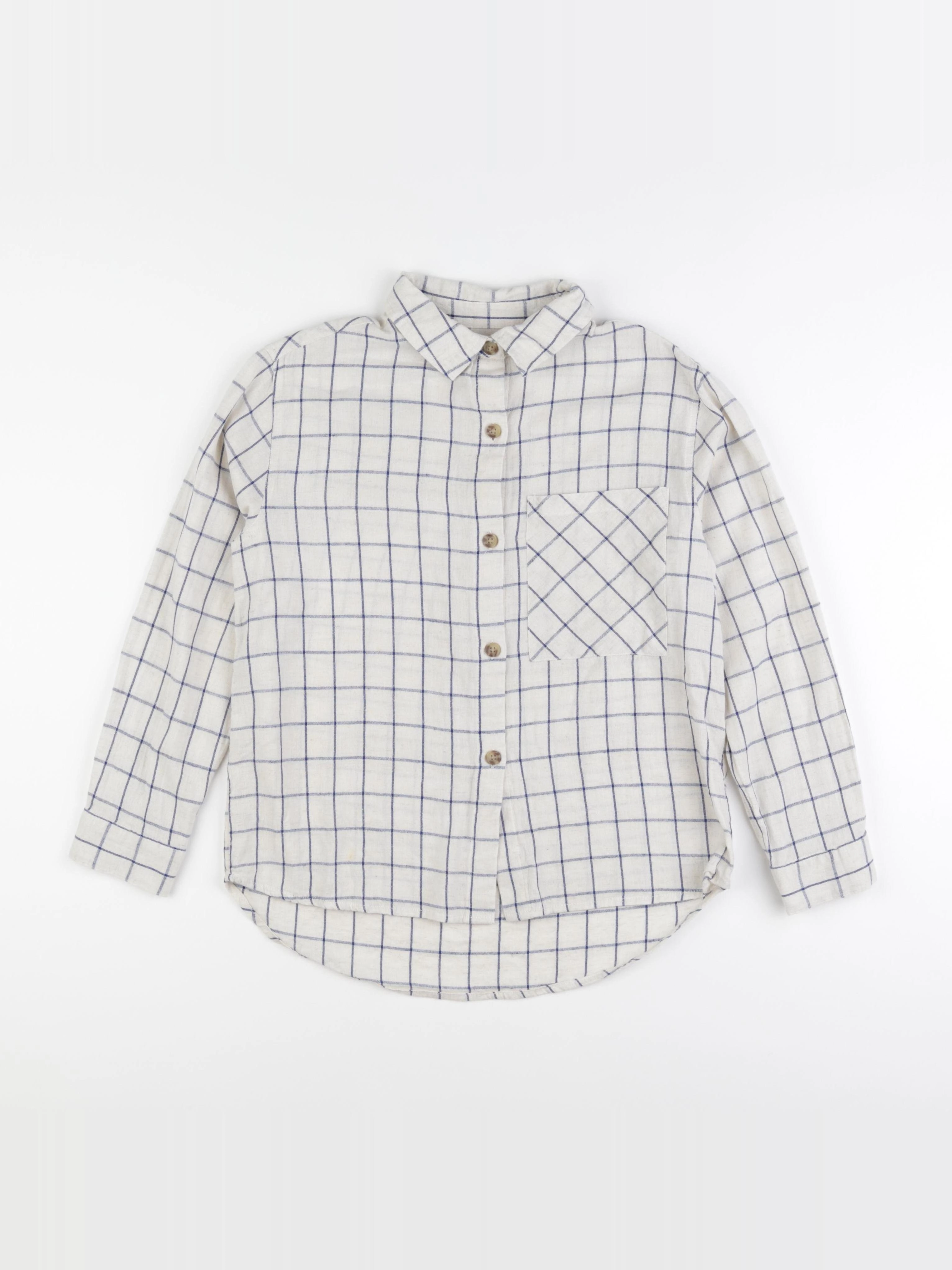 Monoprix - chemise bleu - 10 ans