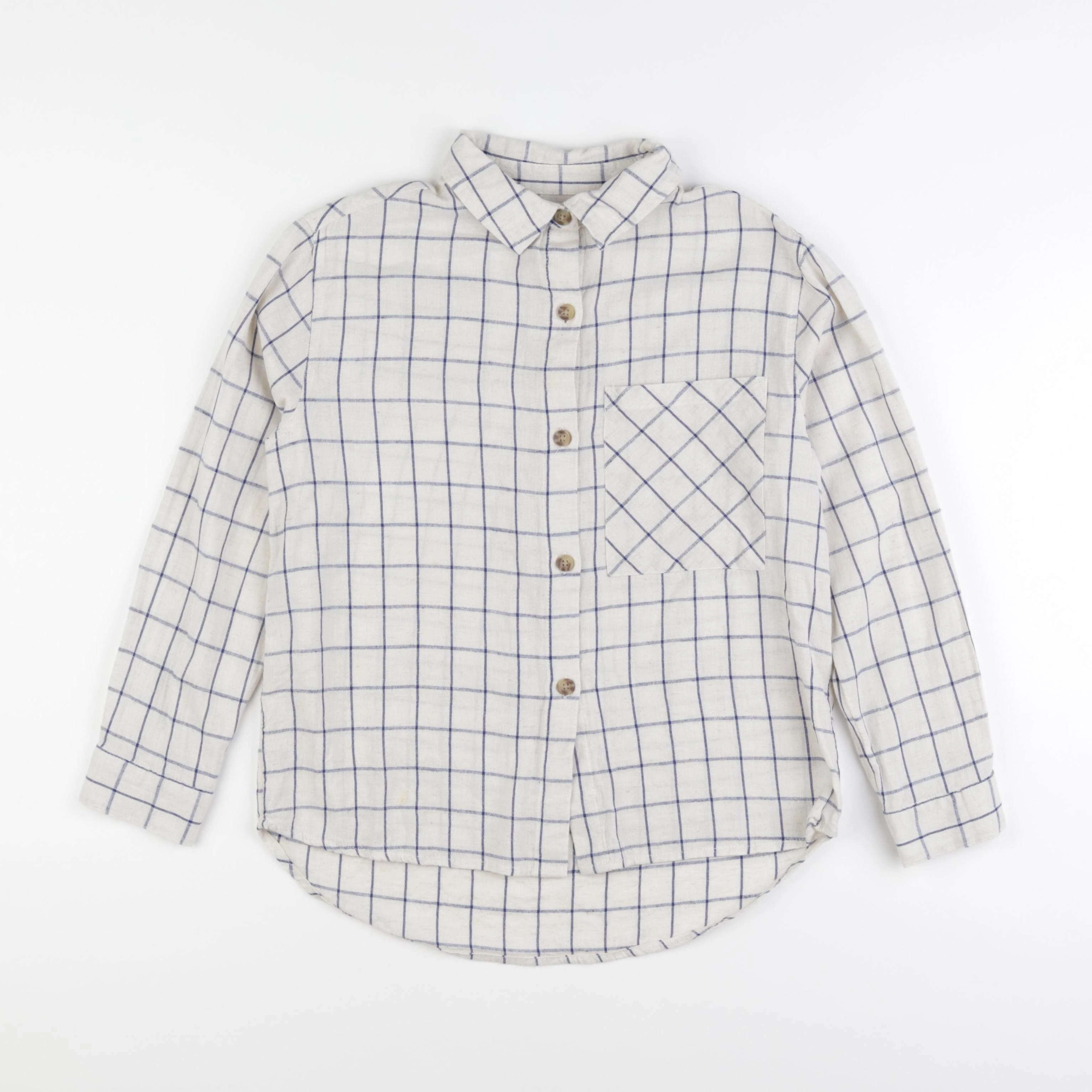 Monoprix - chemise bleu - 10 ans
