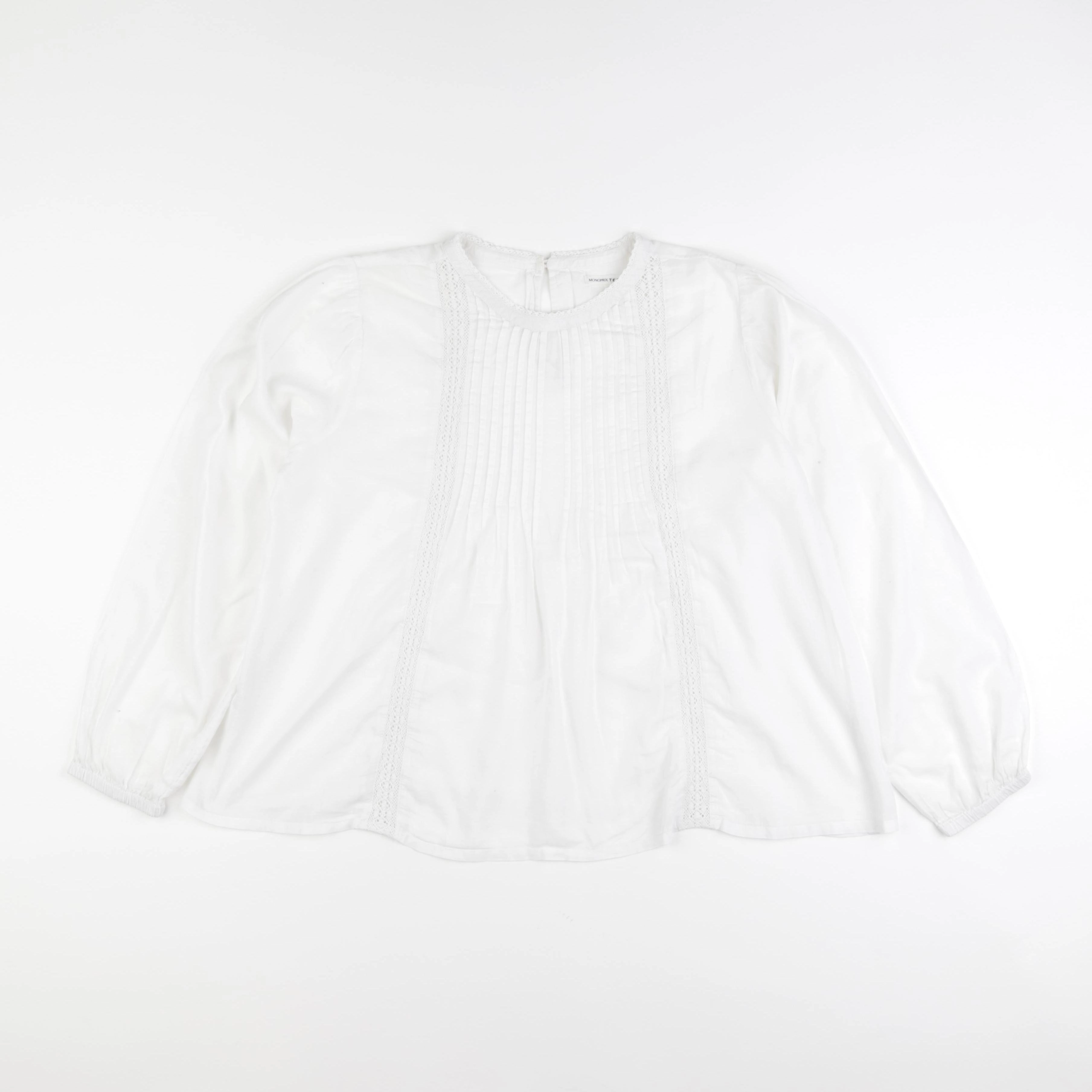 Monoprix - blouse blanc - 14 ans