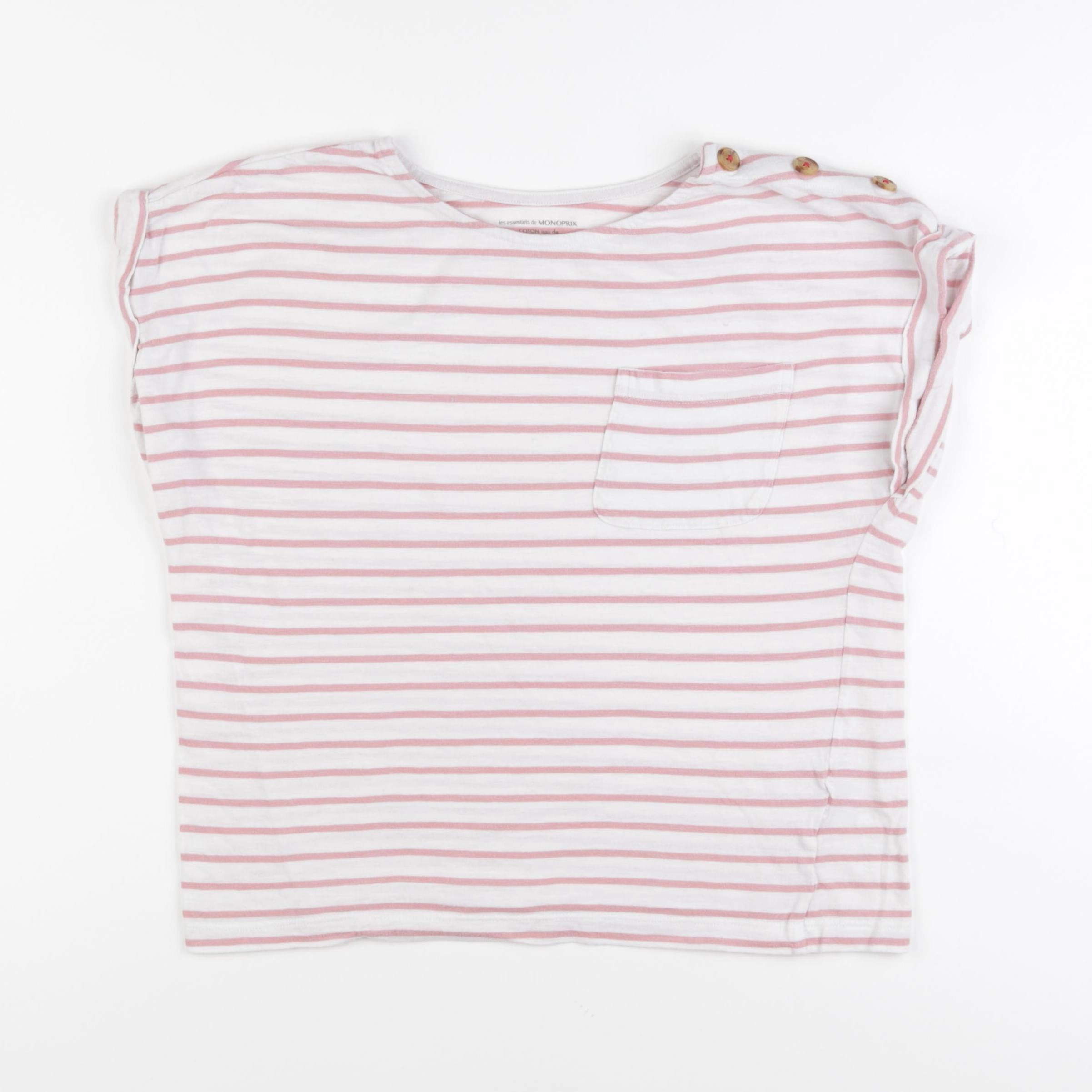 Monoprix - tee-shirt rose - 12 ans