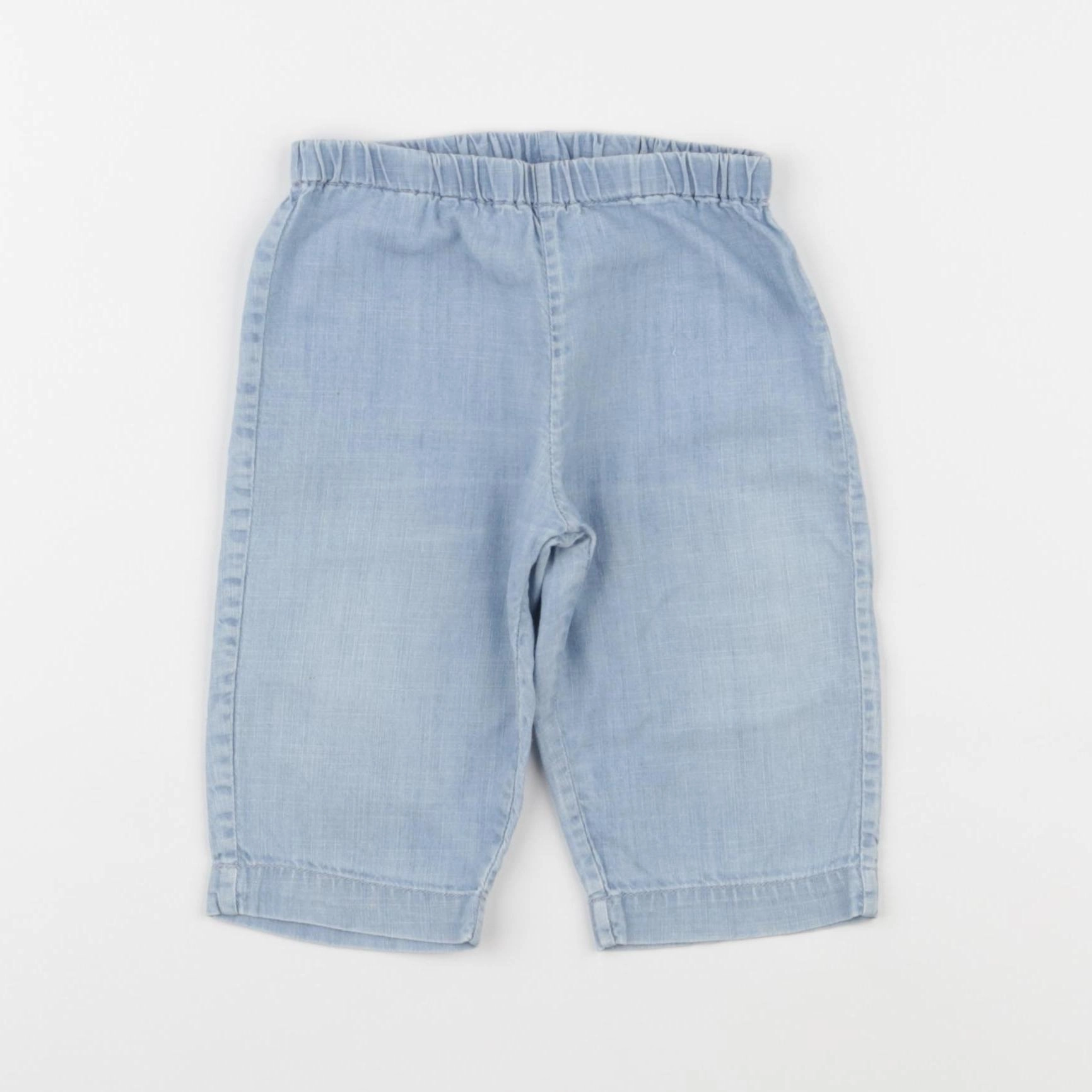 Bonton - pantalon bleu - 6 mois