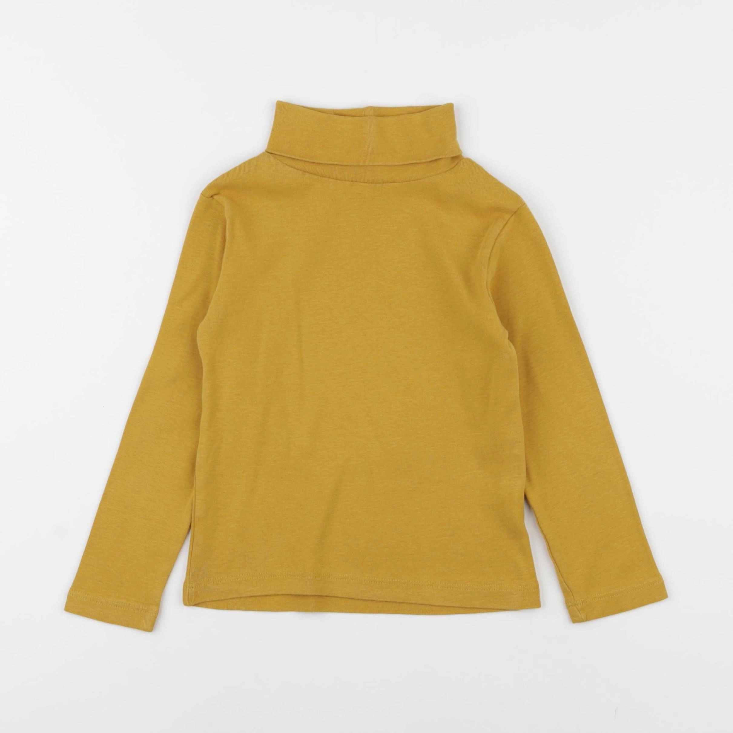 Monoprix - sous-pull jaune - 5 ans