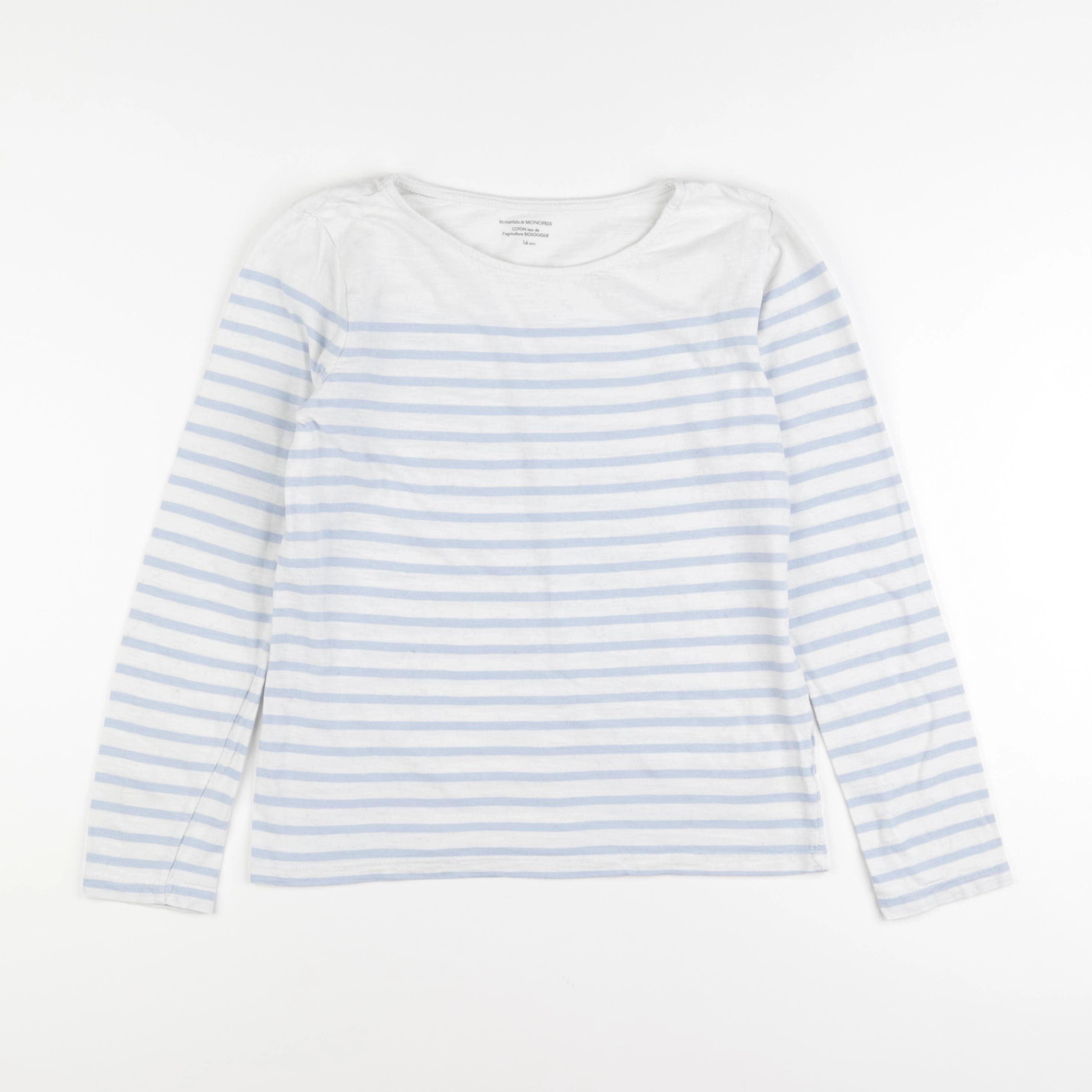 Monoprix - tee-shirt bleu - 14 ans
