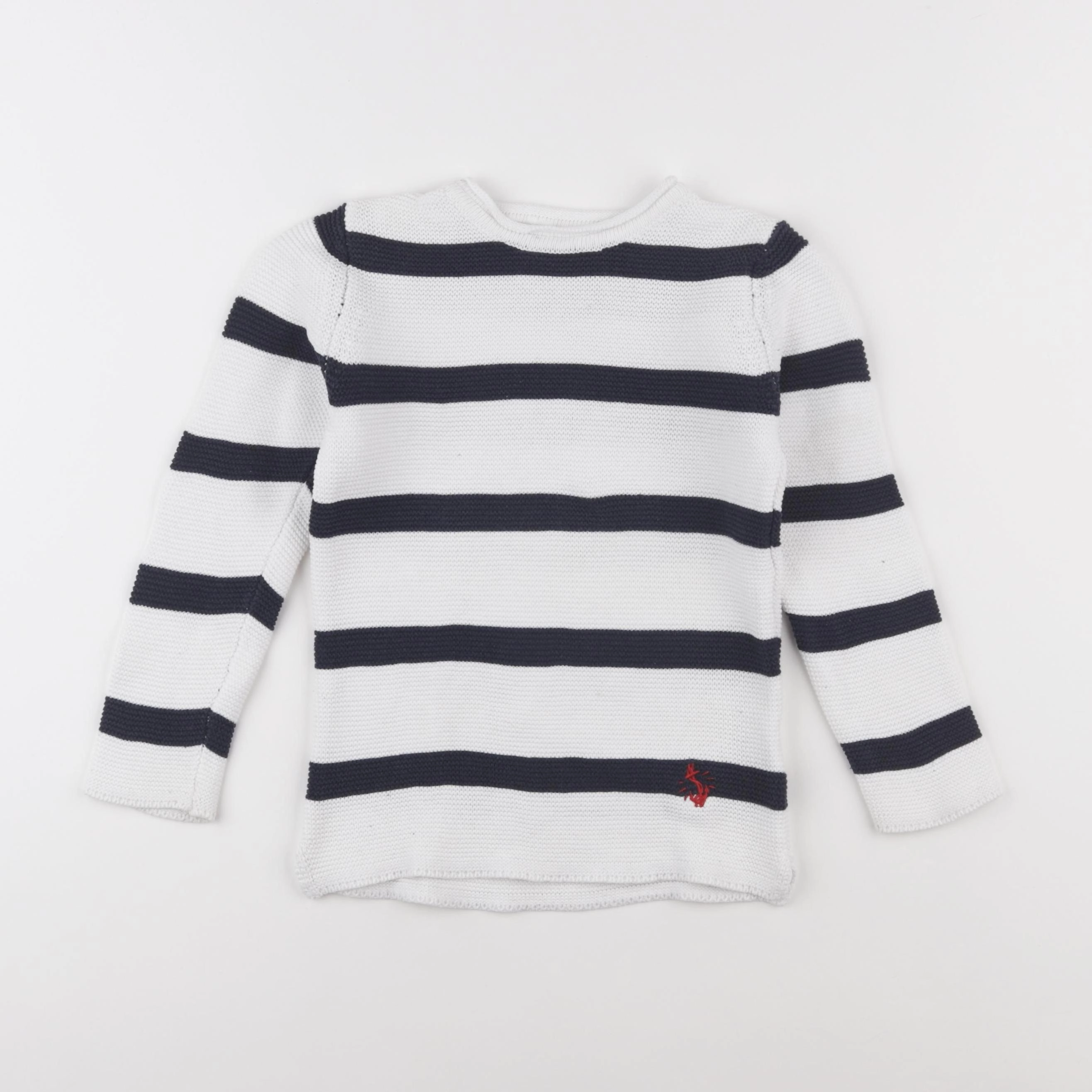 Vertbaudet - pull blanc - 5 ans