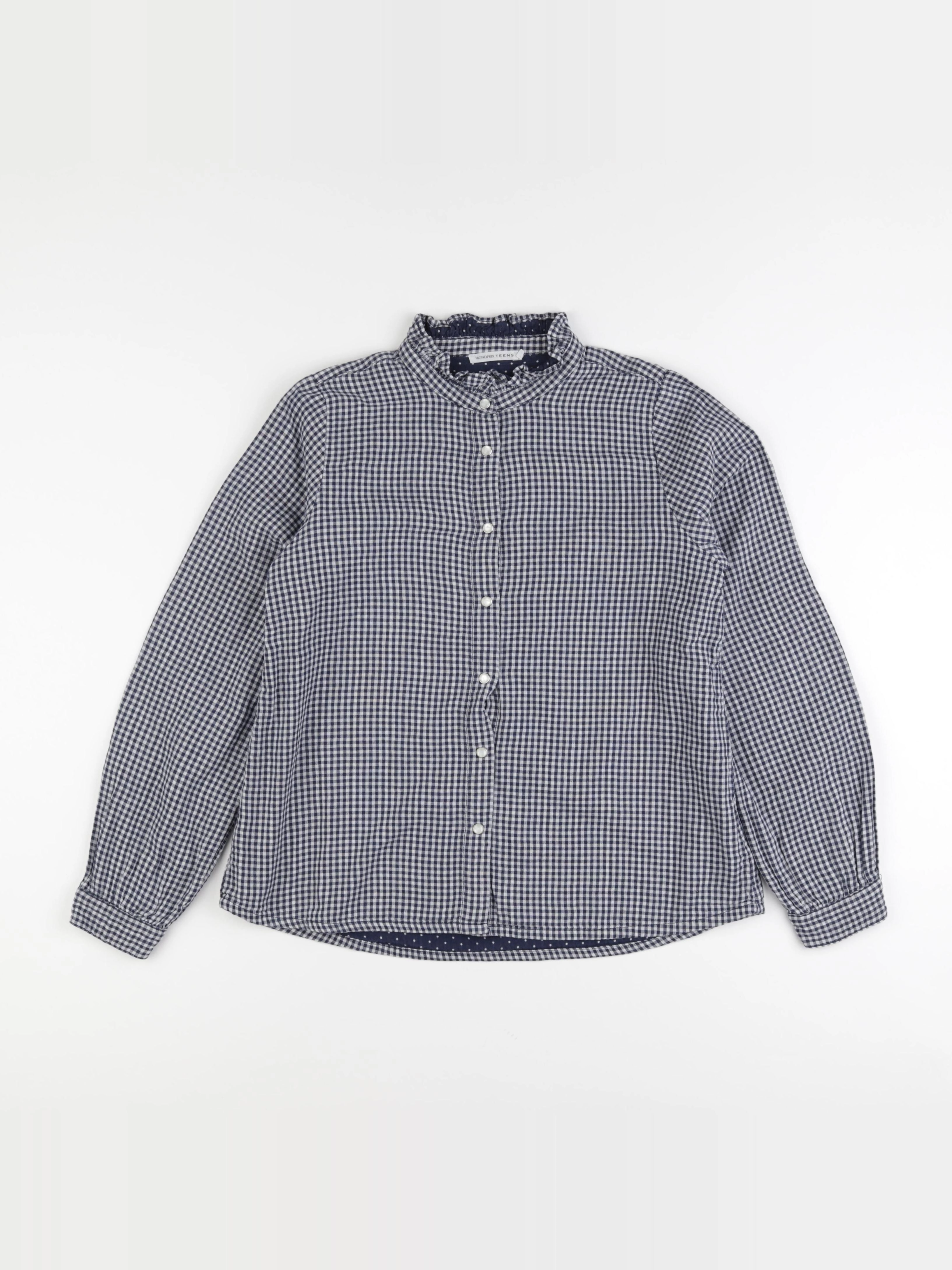 Monoprix - blouse bleu - 14 ans