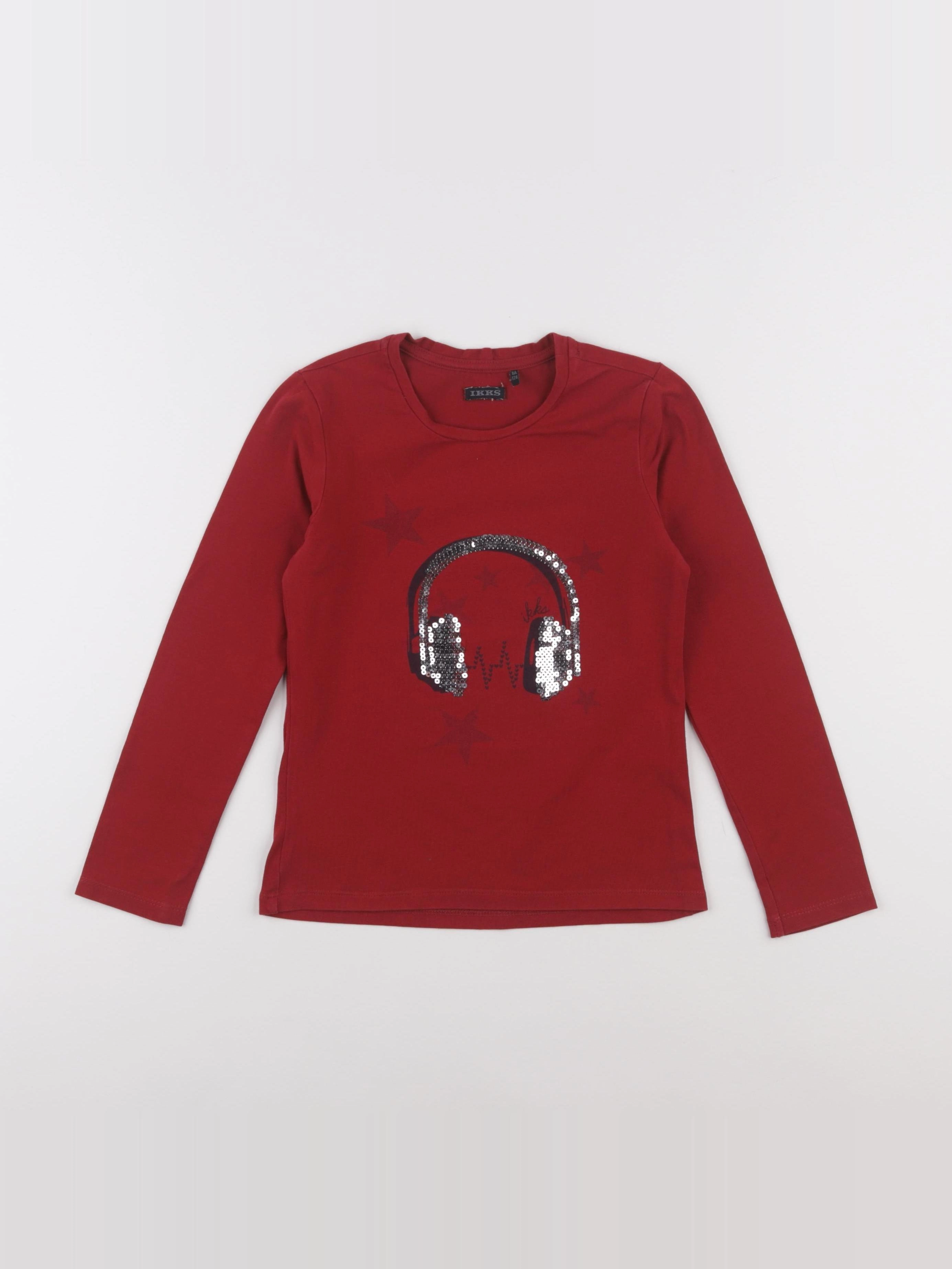 IKKS - tee-shirt rouge - 8 ans