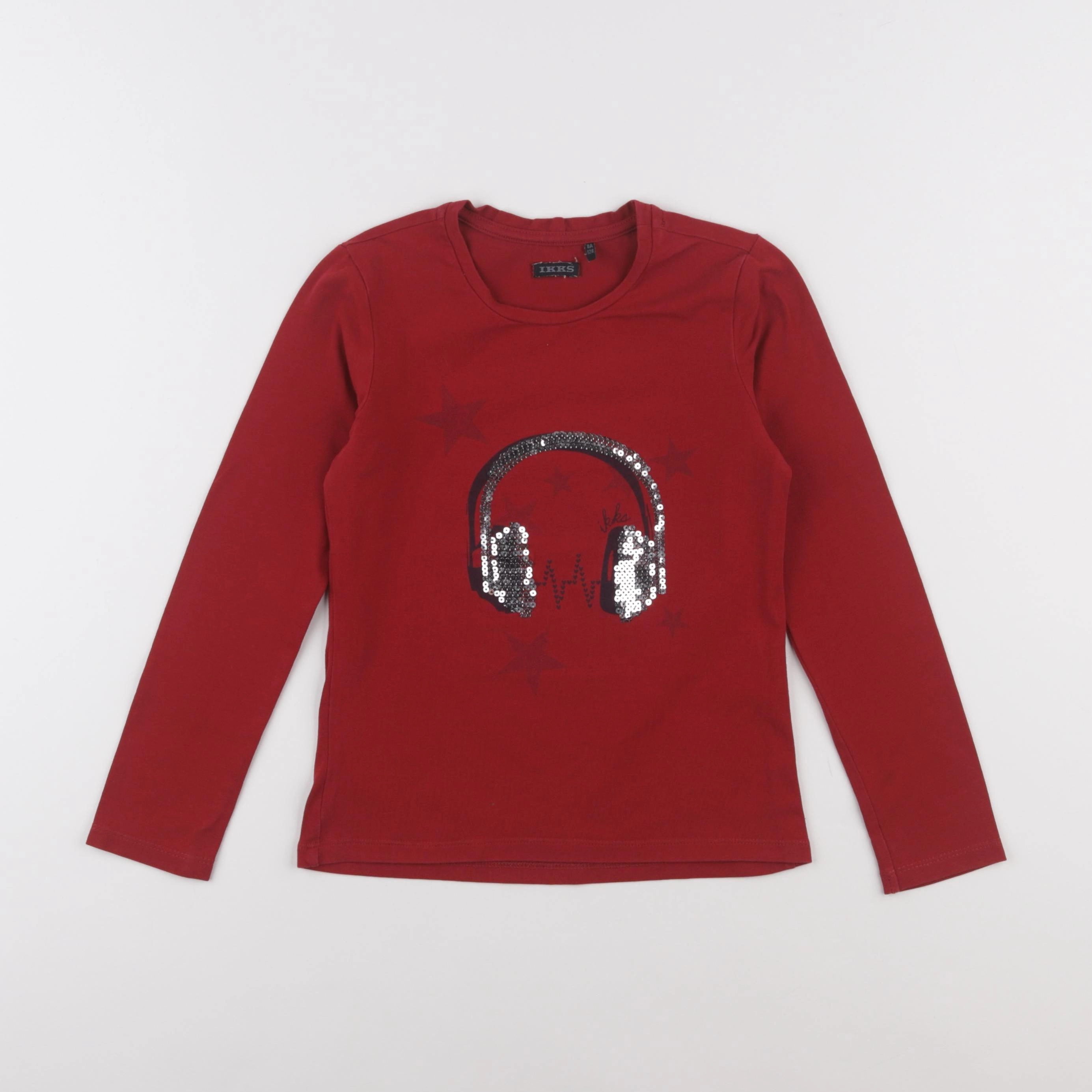 IKKS - tee-shirt rouge - 8 ans