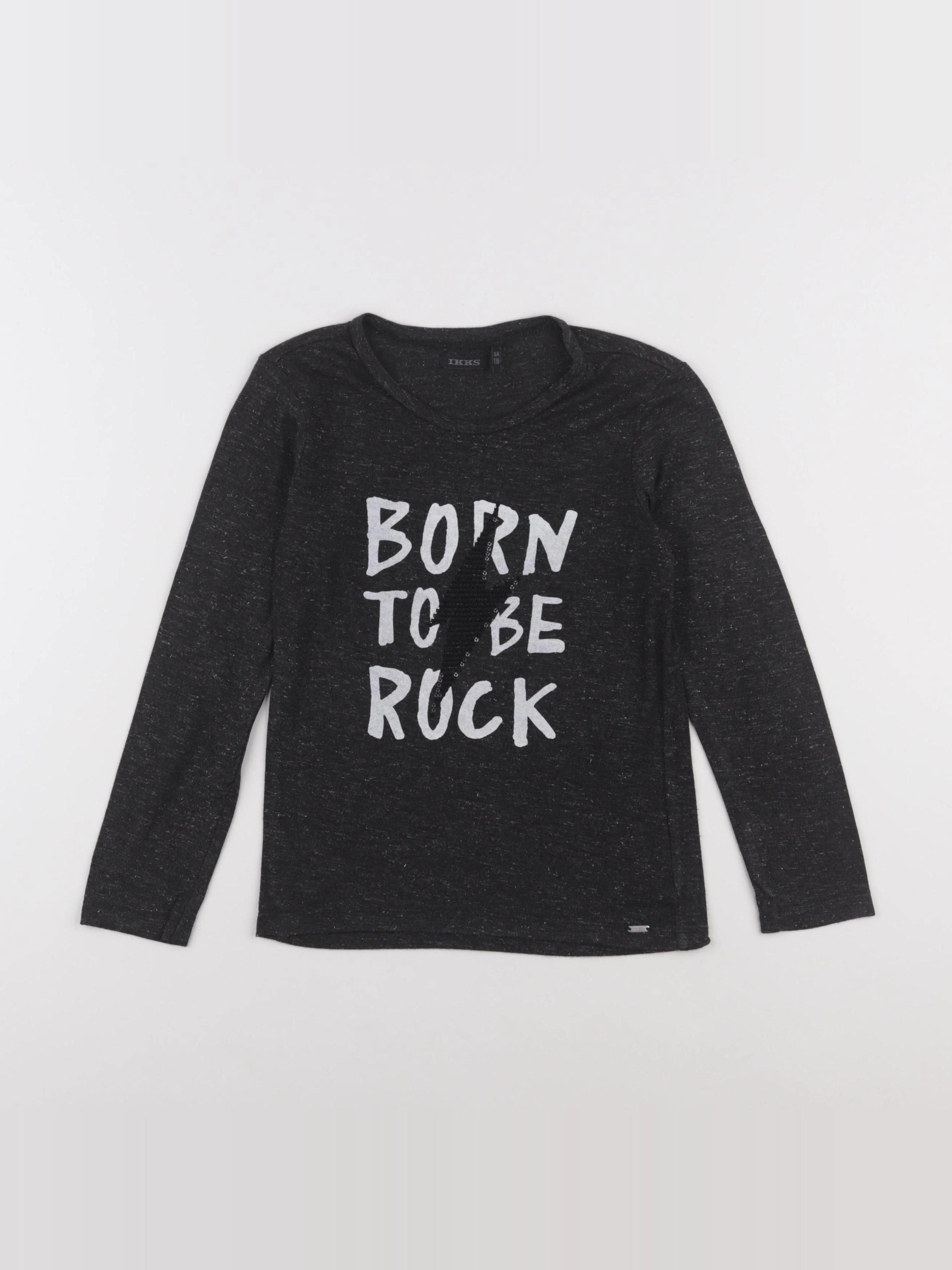 IKKS - tee-shirt noir - 6 ans