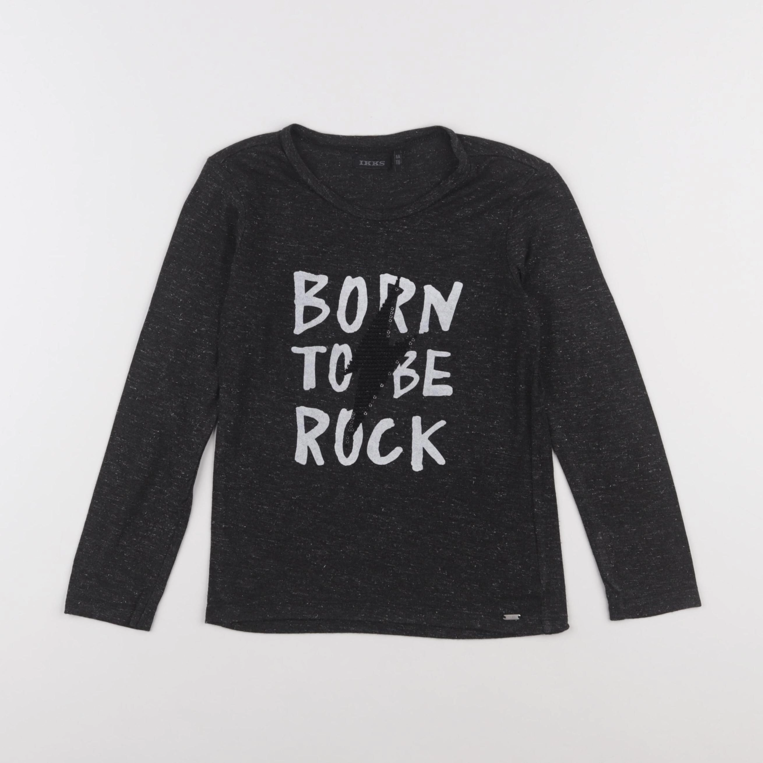 IKKS - tee-shirt noir - 6 ans