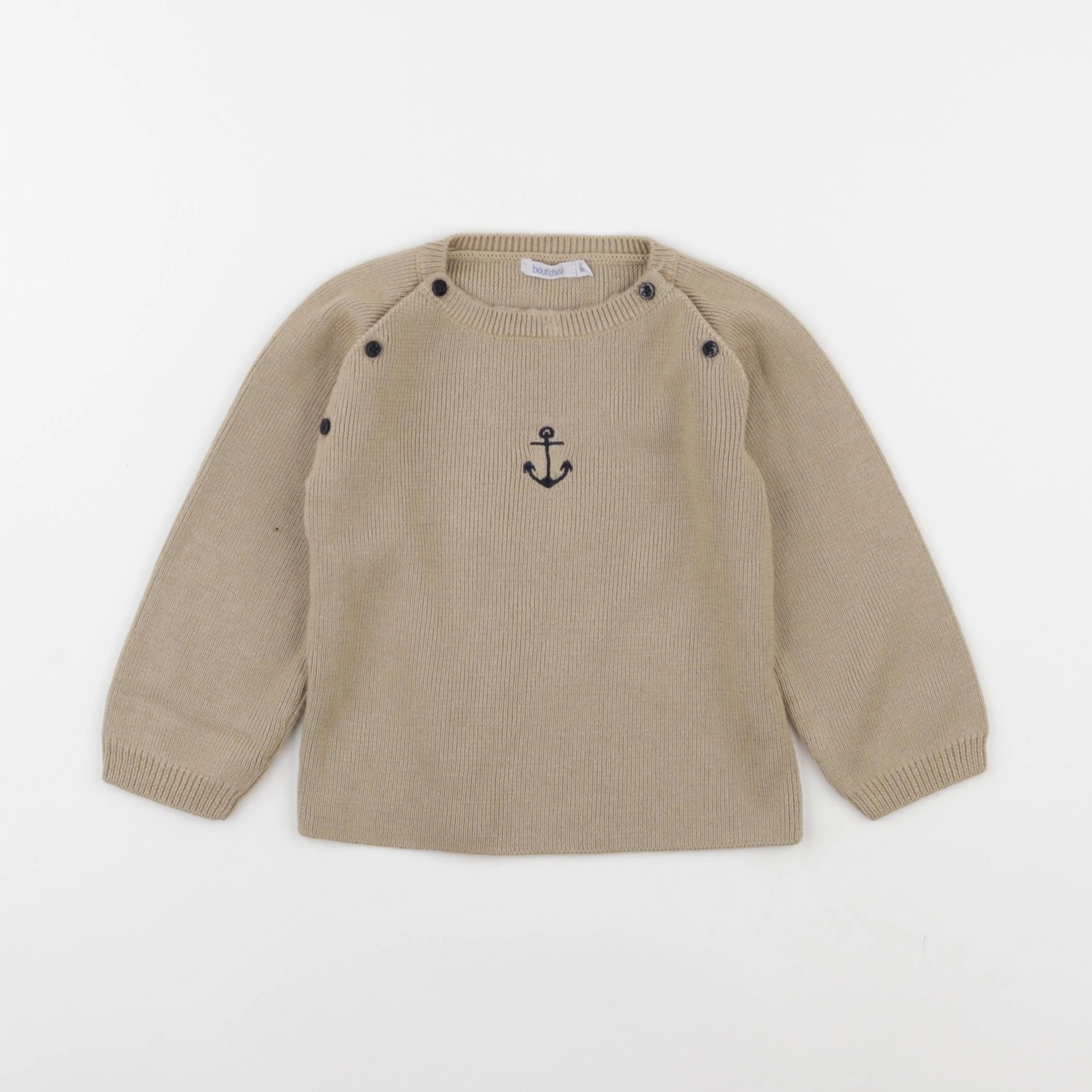 Boutchou - pull marron - 18 mois