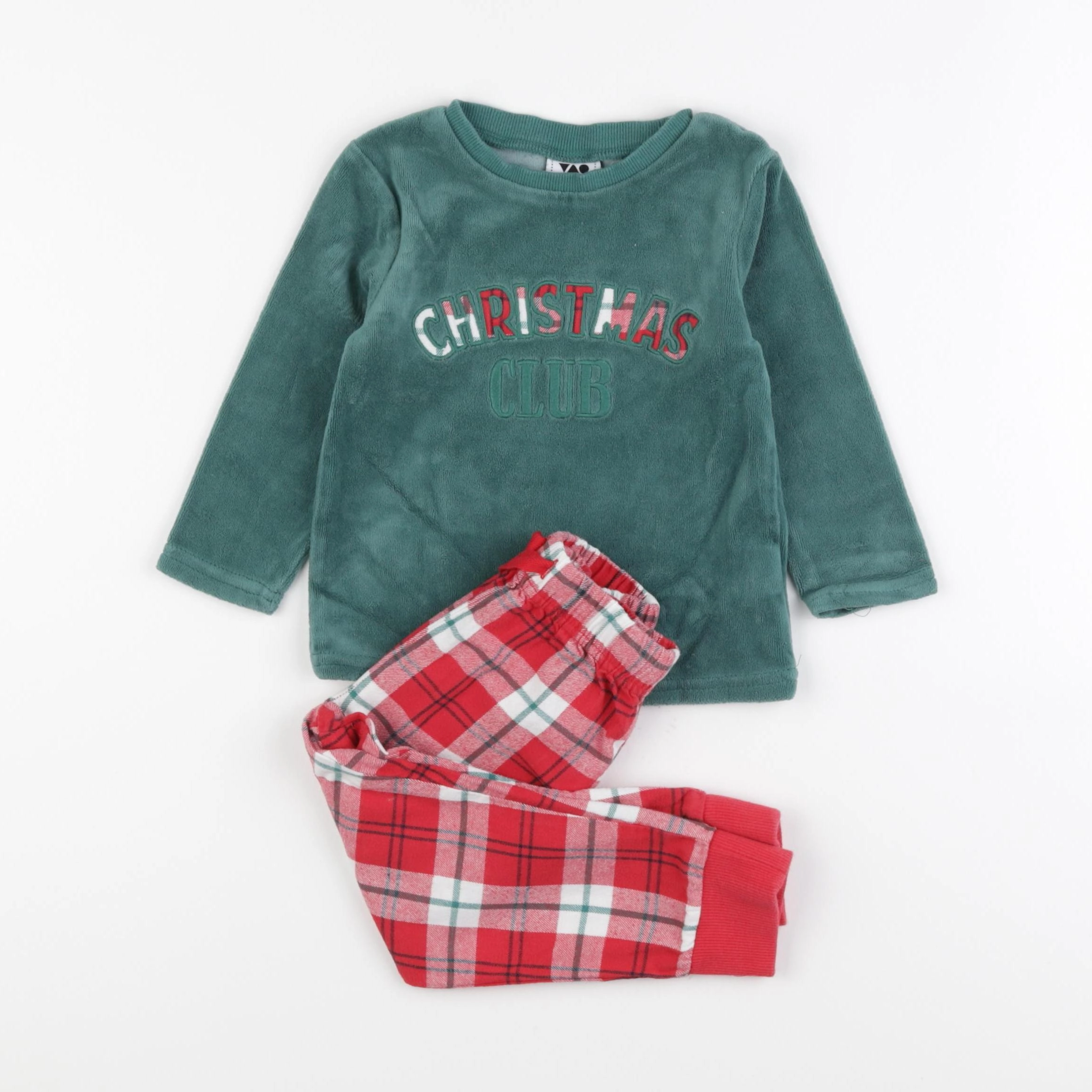 Tape à l'oeil - pyjama coton vert - 2 ans