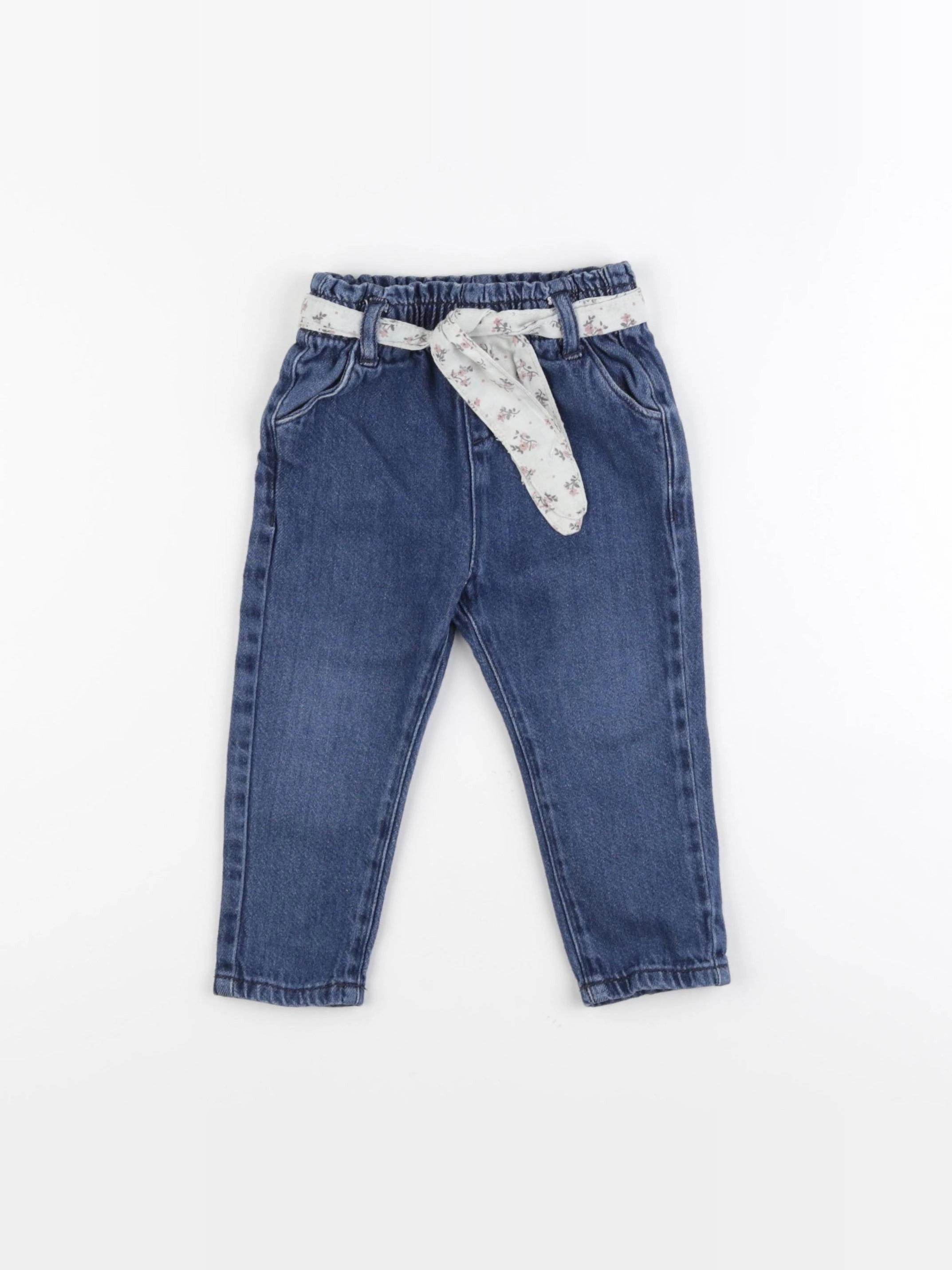 Vertbaudet - pantalon bleu - 18 mois