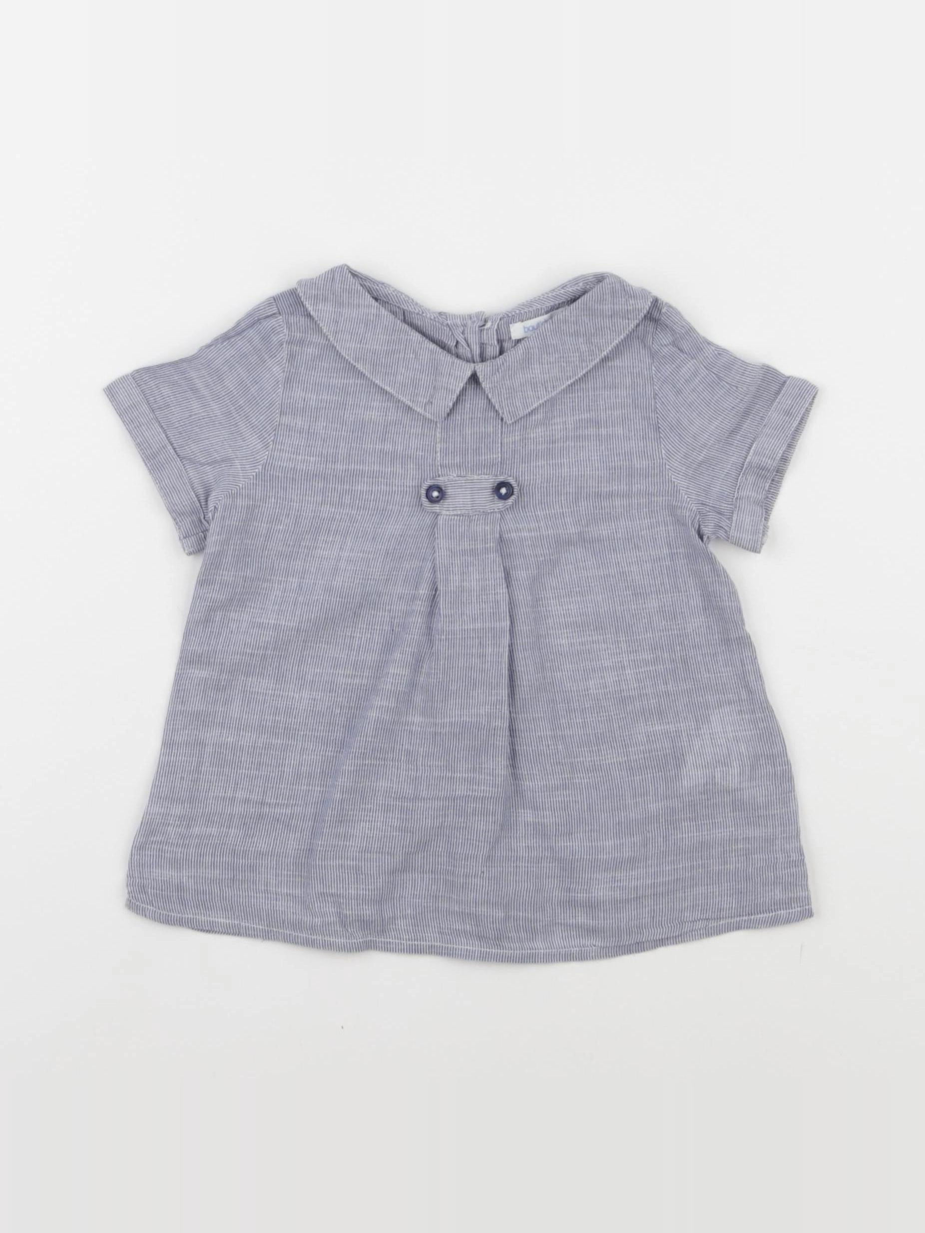 Boutchou - blouse bleu - 18 mois