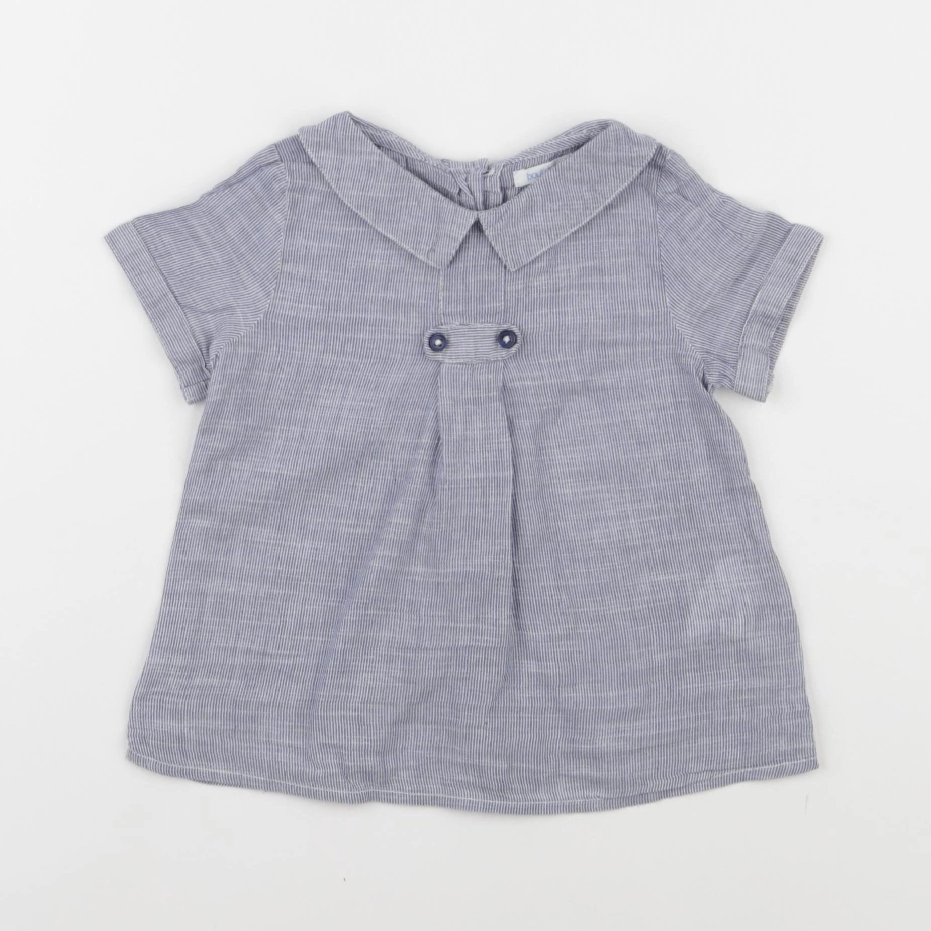 Boutchou - blouse bleu - 18 mois