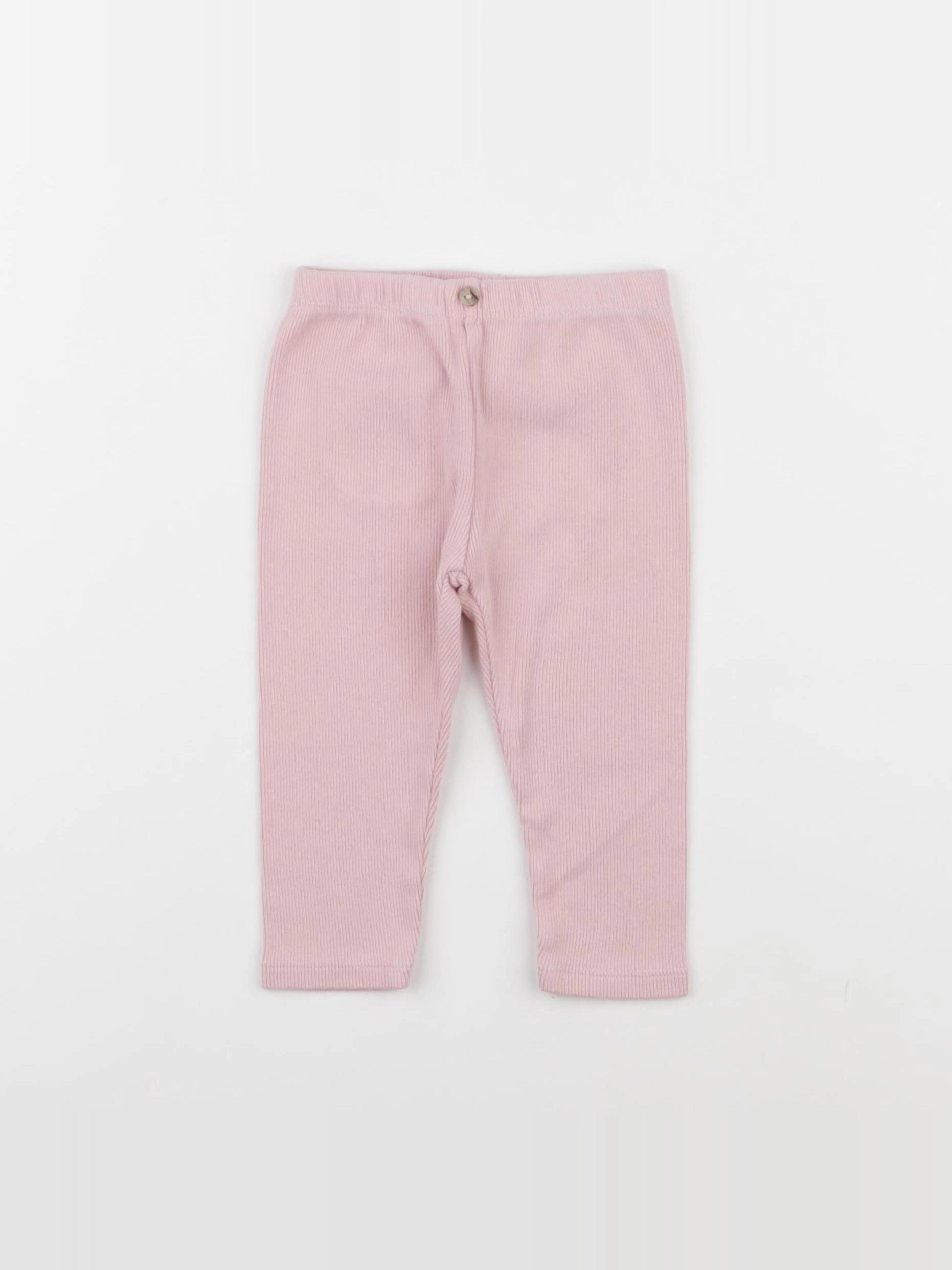 Zara - legging rose - 6/9 mois