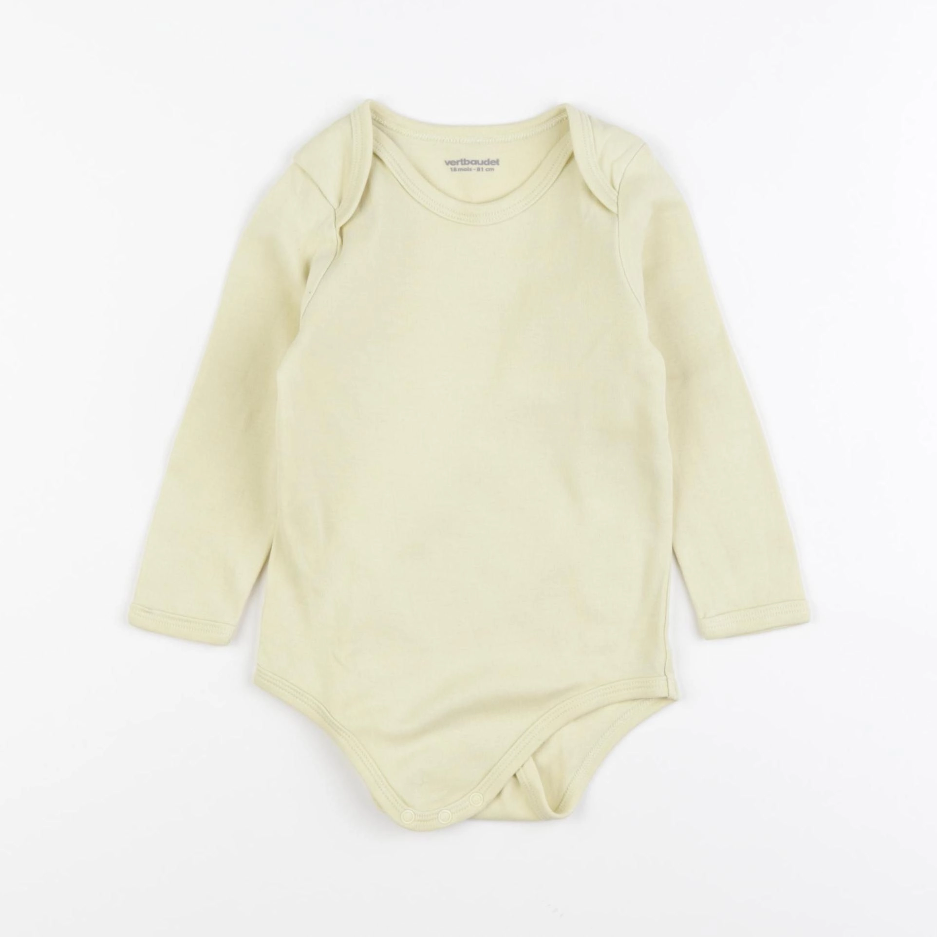 Vertbaudet - body jaune - 18 mois