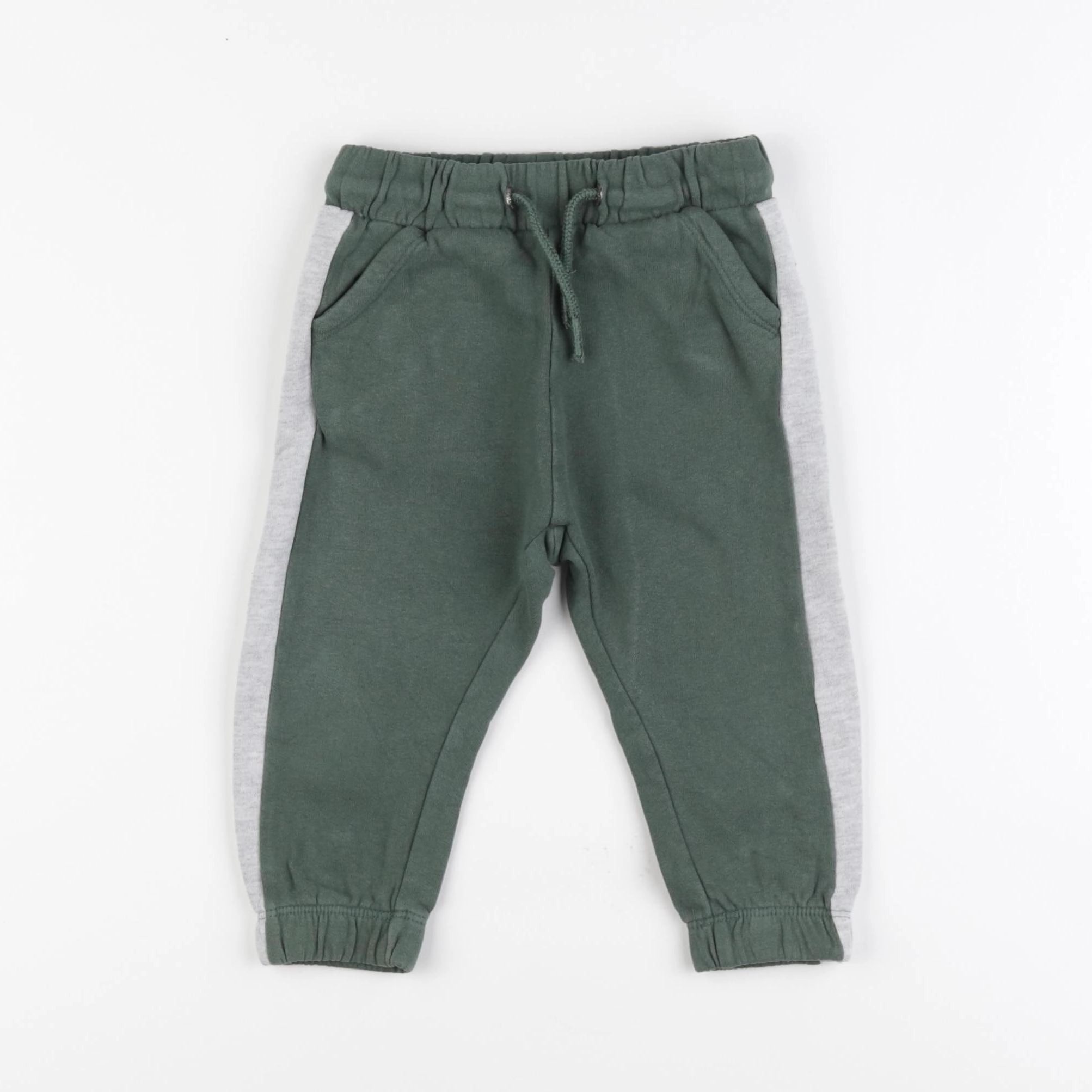 Vertbaudet - jogging vert - 18 mois