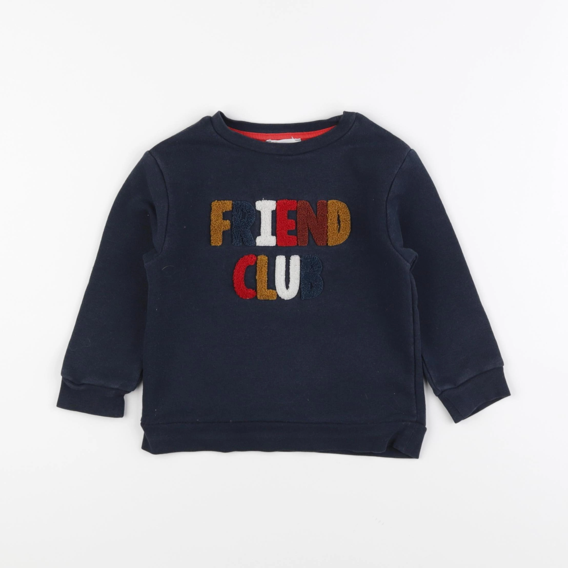 Little Cigogne - sweat bleu - 3 ans