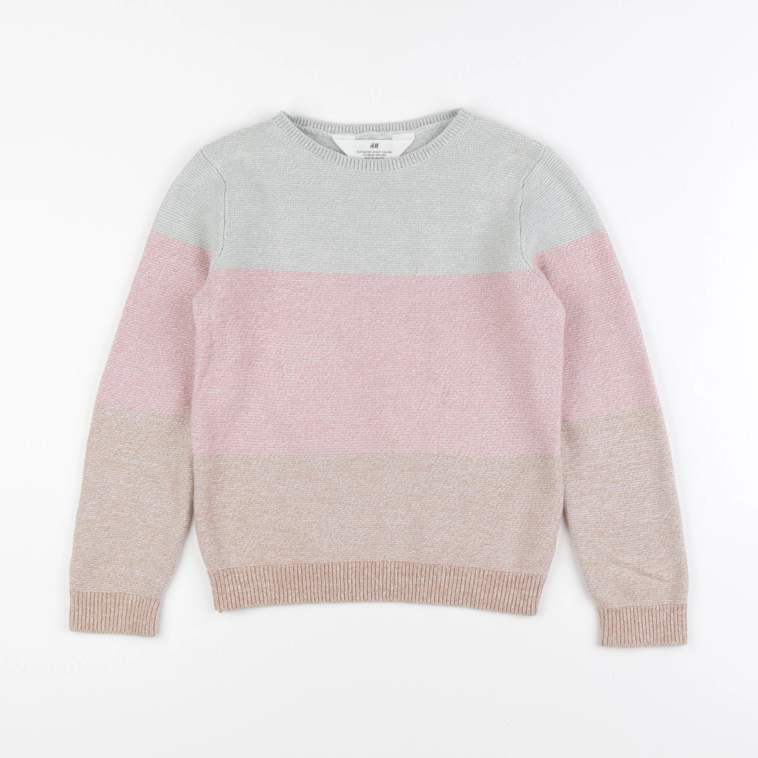 H&M - pull vert - 6/8 ans