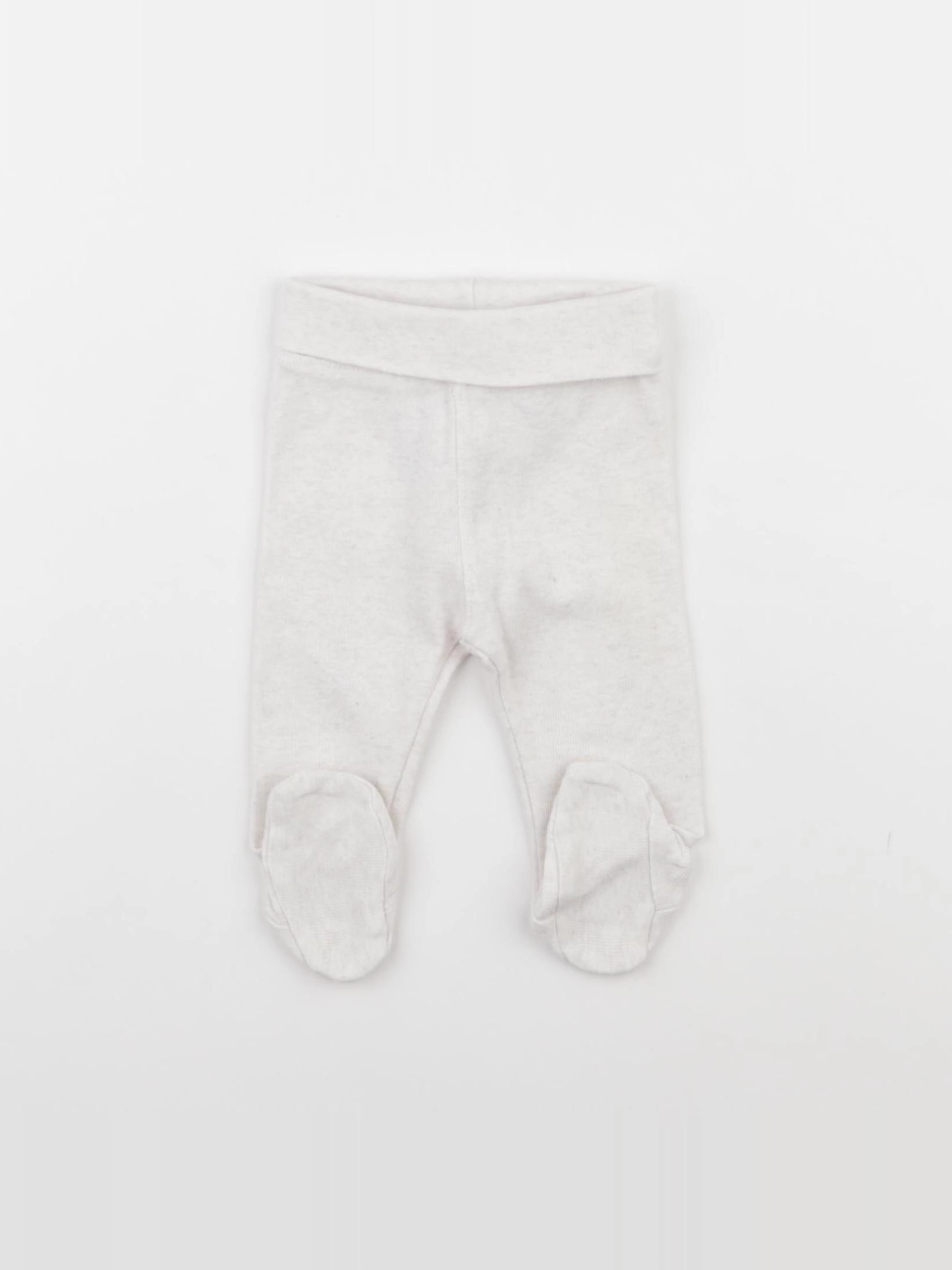 H&M - legging beige - 0/1 mois